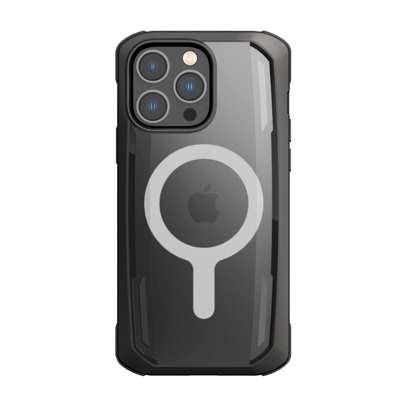 Raptic X-Doria Secure Case for iPhone 14 Pro kanssa MagSafe panssaroitu kansi musta
