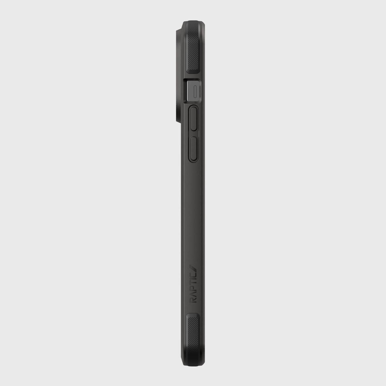 Raptic X-Doria Secure Case for iPhone 14 Pro kanssa MagSafe panssaroitu kansi musta