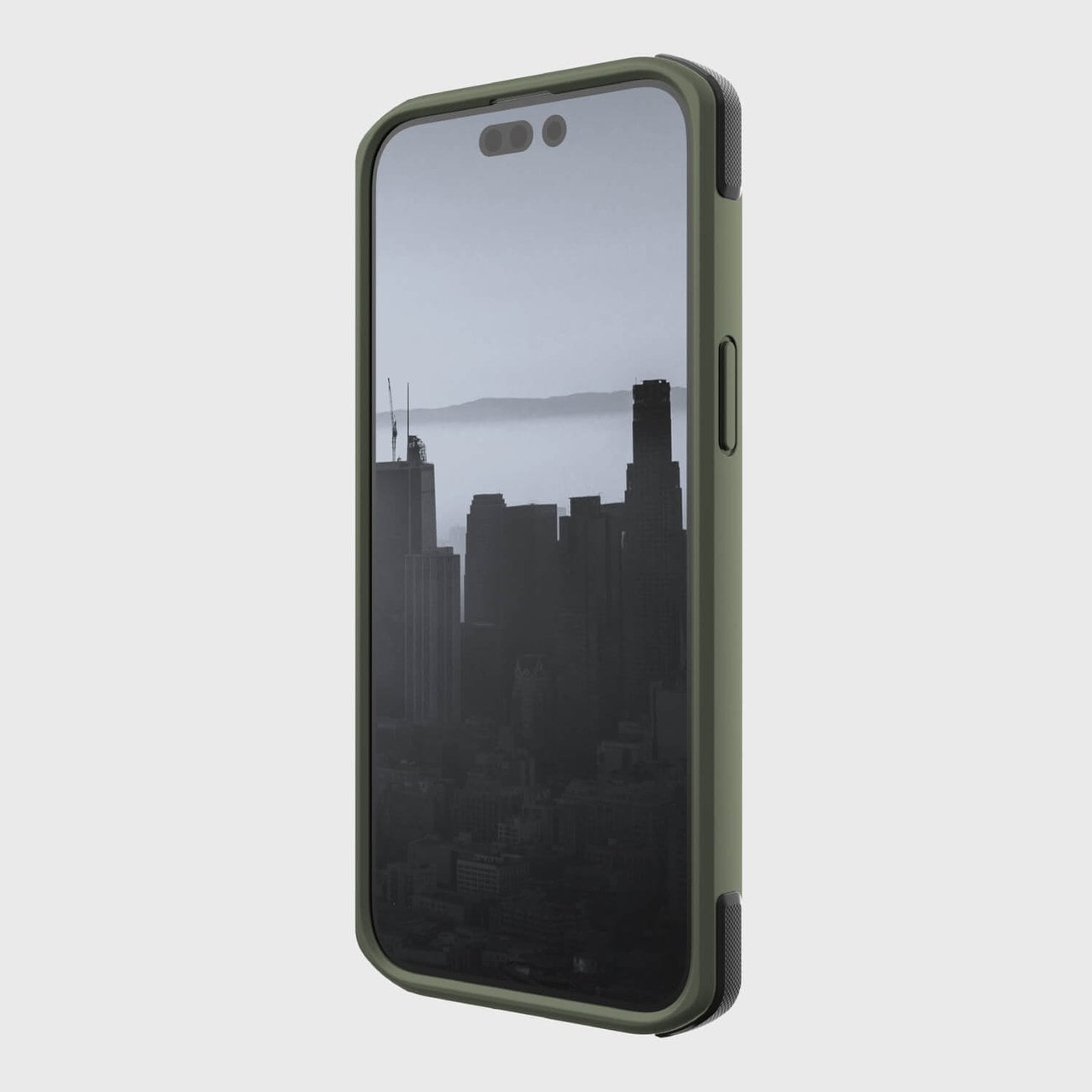 Raptic X-Doria Secure Case iPhone 14 Pro MagSafe panssaroitu suojus vihreä