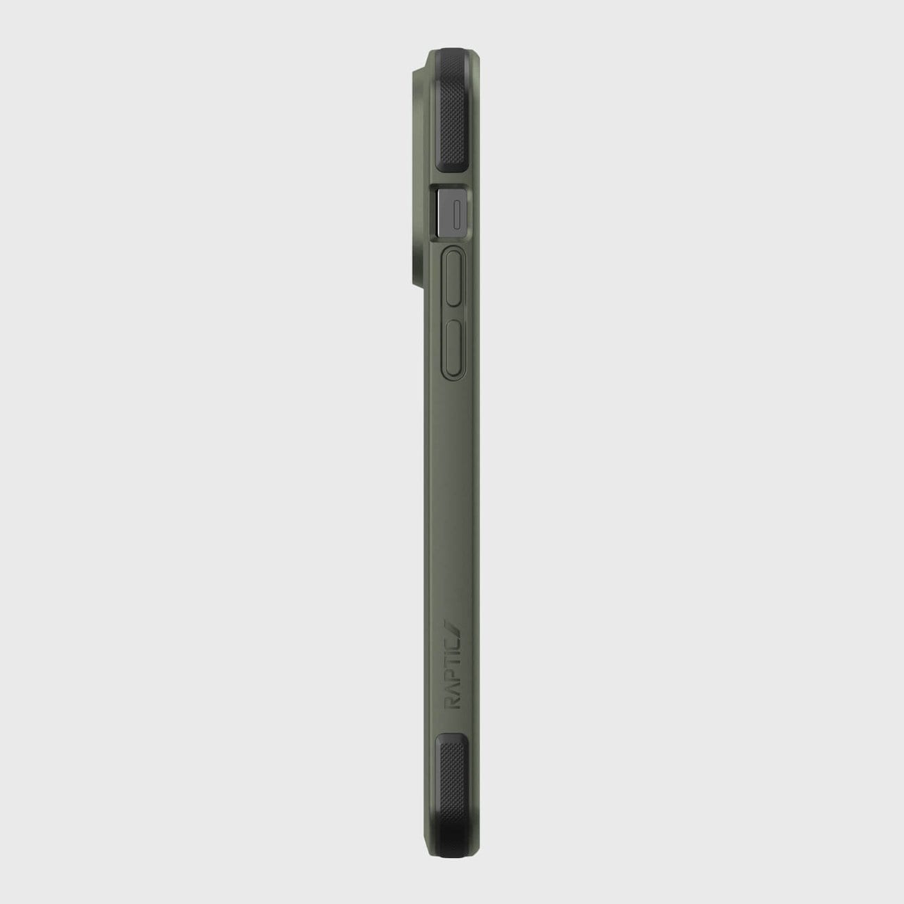 Raptic X-Doria Secure Case iPhone 14 Pro MagSafe panssaroitu suojus vihreä
