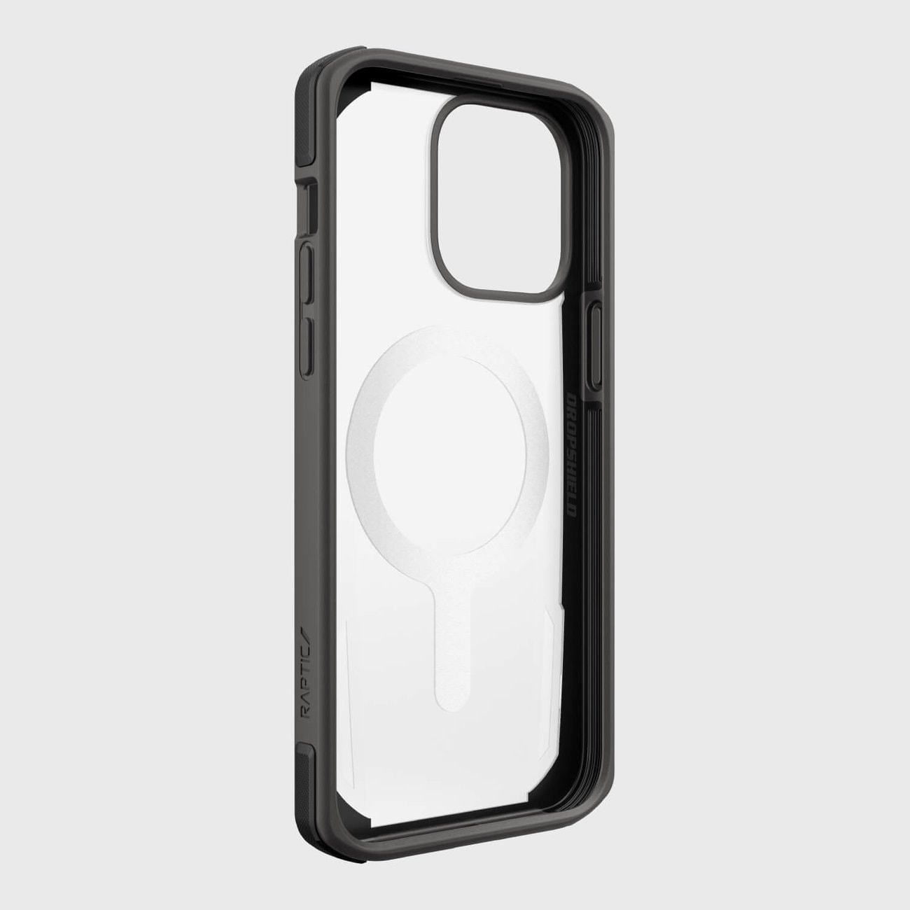 Raptic X-Doria Secure Case for iPhone 14 Pro Max MagSafe panssaroitu kansi musta
