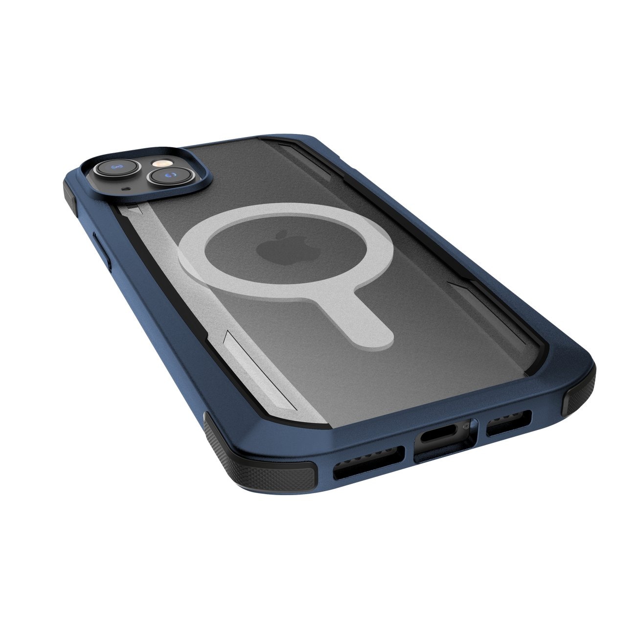 Raptic X-Doria Secure Case for iPhone 14 Pro Max MagSafe panssaroitu kansi sininen
