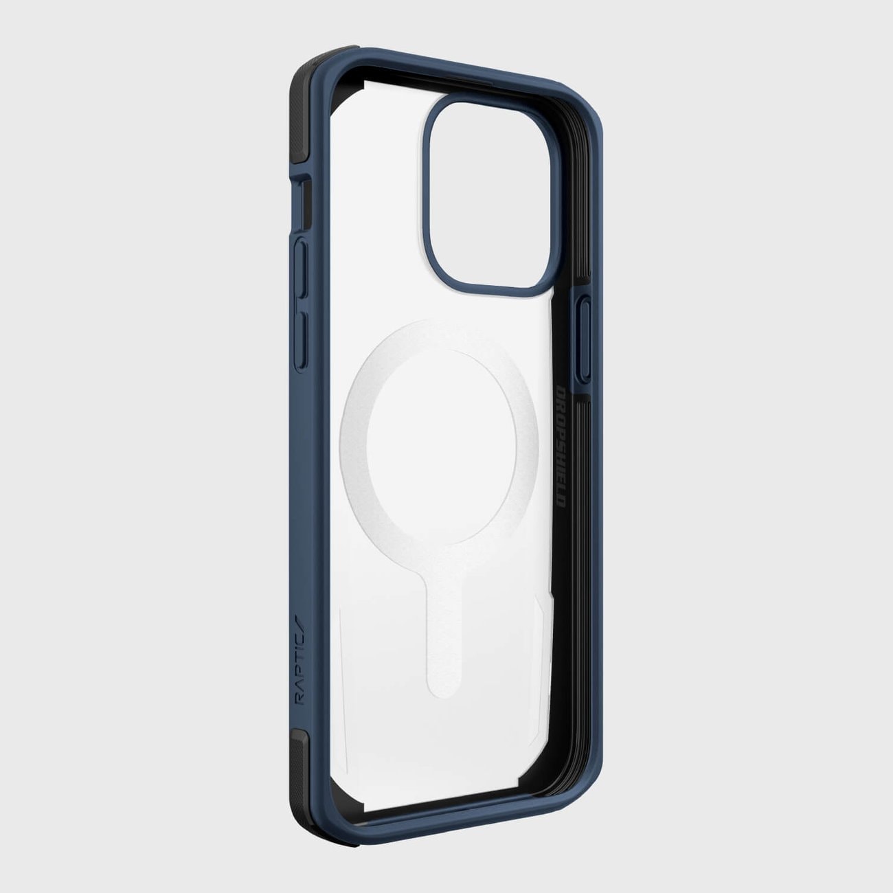 Raptic X-Doria Secure Case for iPhone 14 Pro Max MagSafe panssaroitu kansi sininen