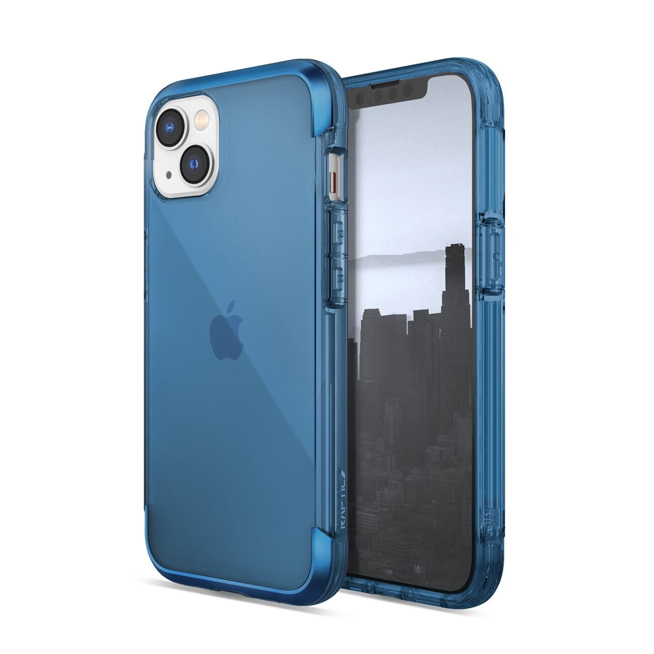 Raptic X-Doria Air Case iPhone 14 panssaroitu kansi sininen