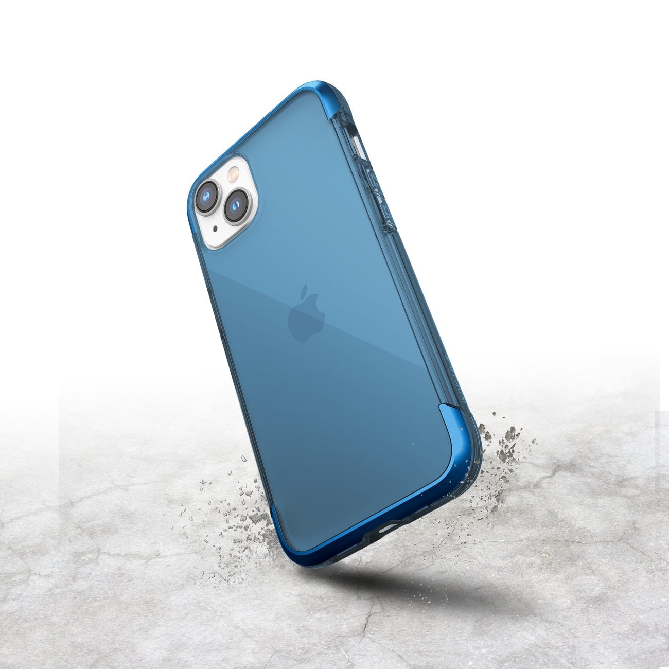 Raptic X-Doria Air Case iPhone 14 panssaroitu kansi sininen
