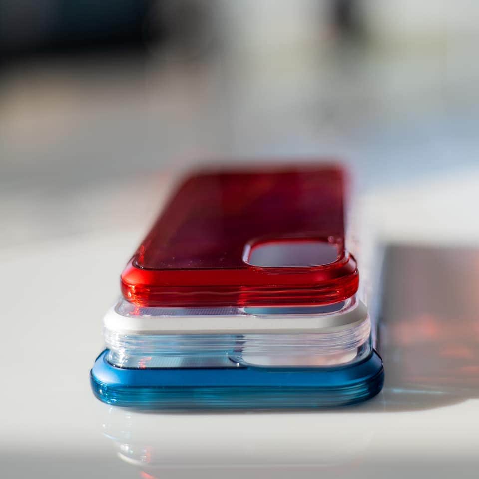 Raptic X-Doria Air Case iPhone 14 panssaroitu kansi sininen