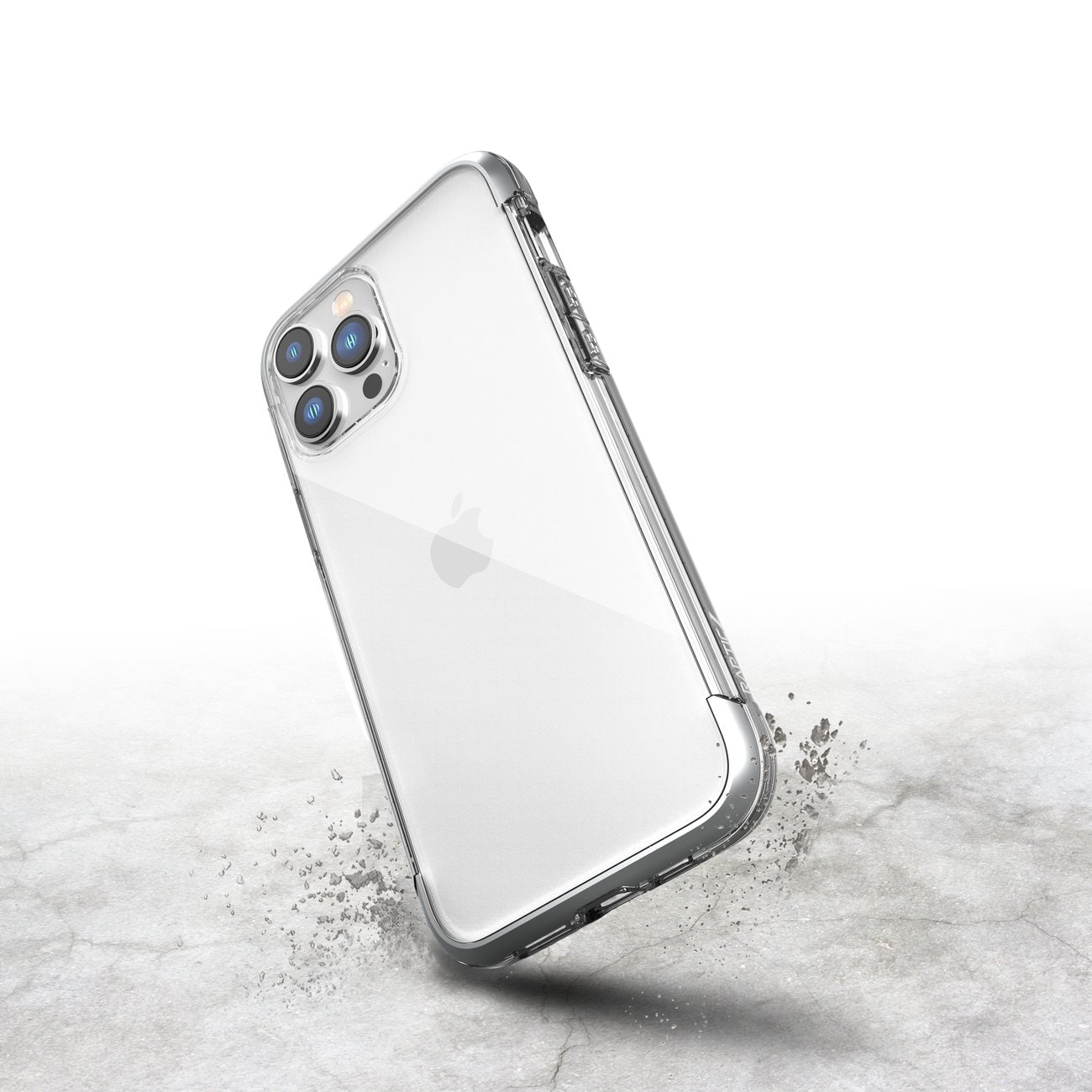 Raptic X-Doria Air Kotelo iPhone 14 Pro panssaroitu kansi hopea