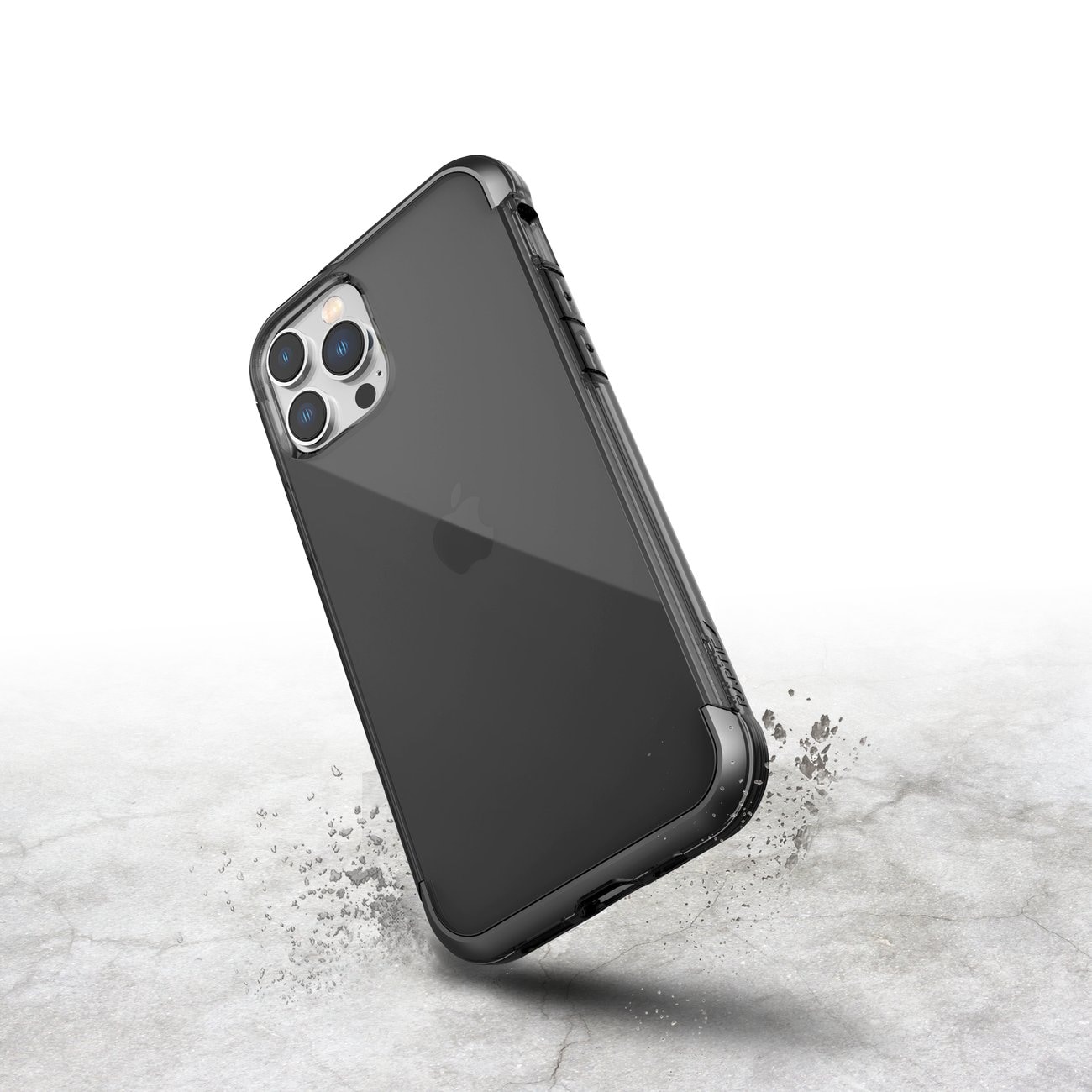 Raptic X-Doria Air Case iPhone 14 Pro panssaroitu kansi harmaa