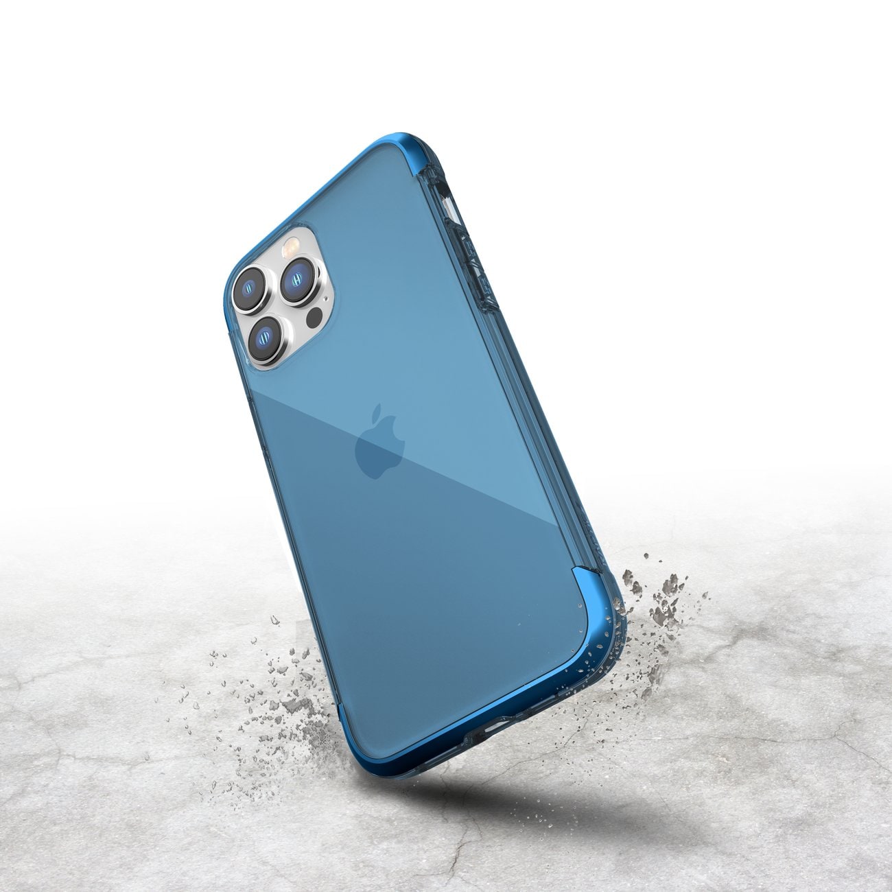 Raptic X-Doria Air Kotelo iPhone 14 Pro panssaroitu kansi sininen
