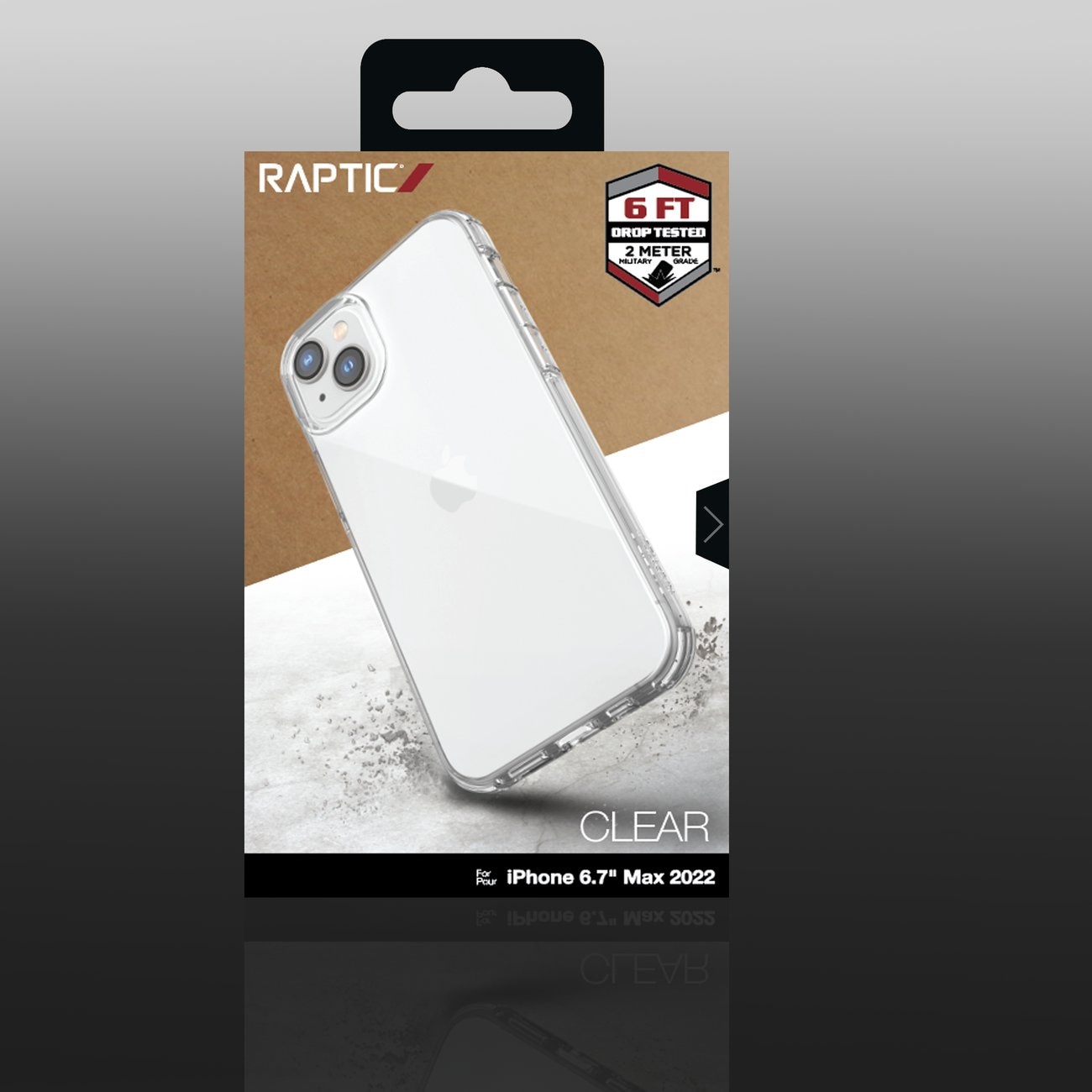 Raptic X-Doria Clear Case iPhone 14 Plus panssaroitu kirkas kansi