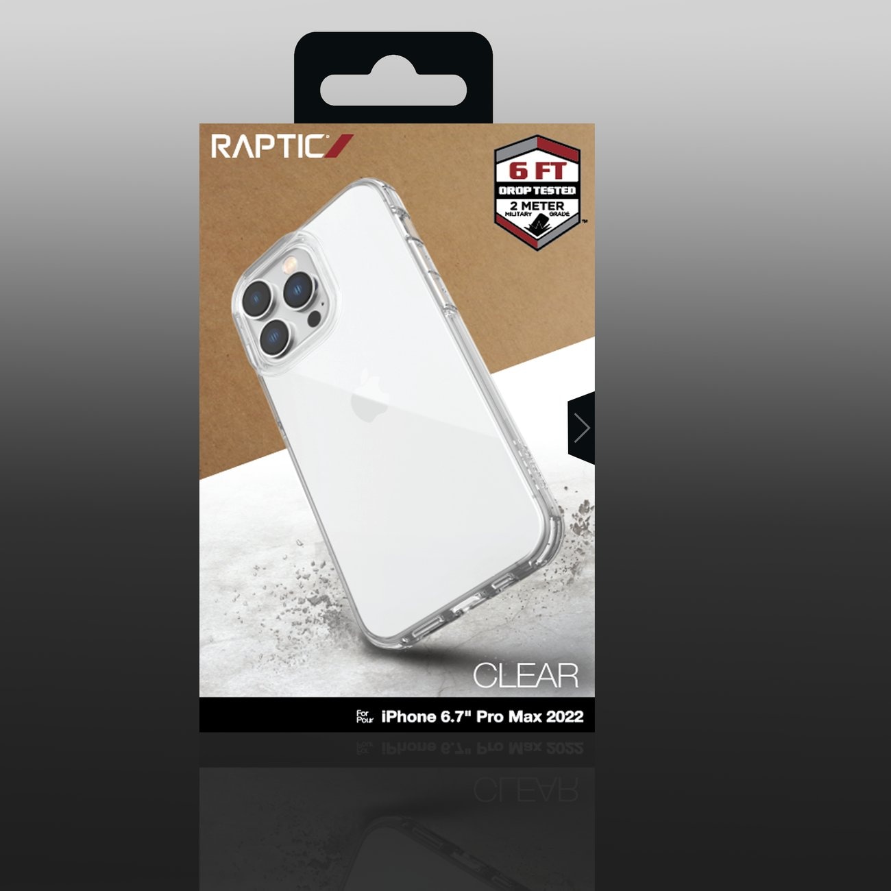 Raptic X-Doria Clear Case iPhone 14 Pro Max panssaroitu kirkas kansi