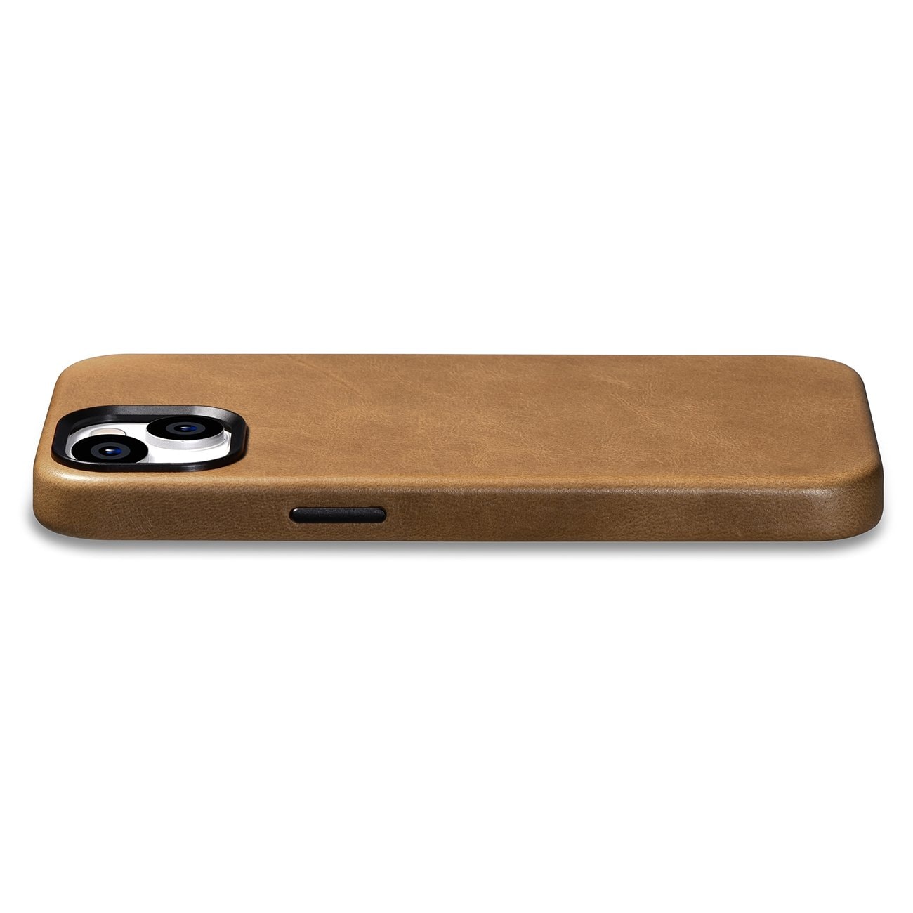 iCarer Premium Öljyvaha Nahkakotelo iPhone 14 Plus Magneettinen MagSafe ruskea (WMI14220703-TN)