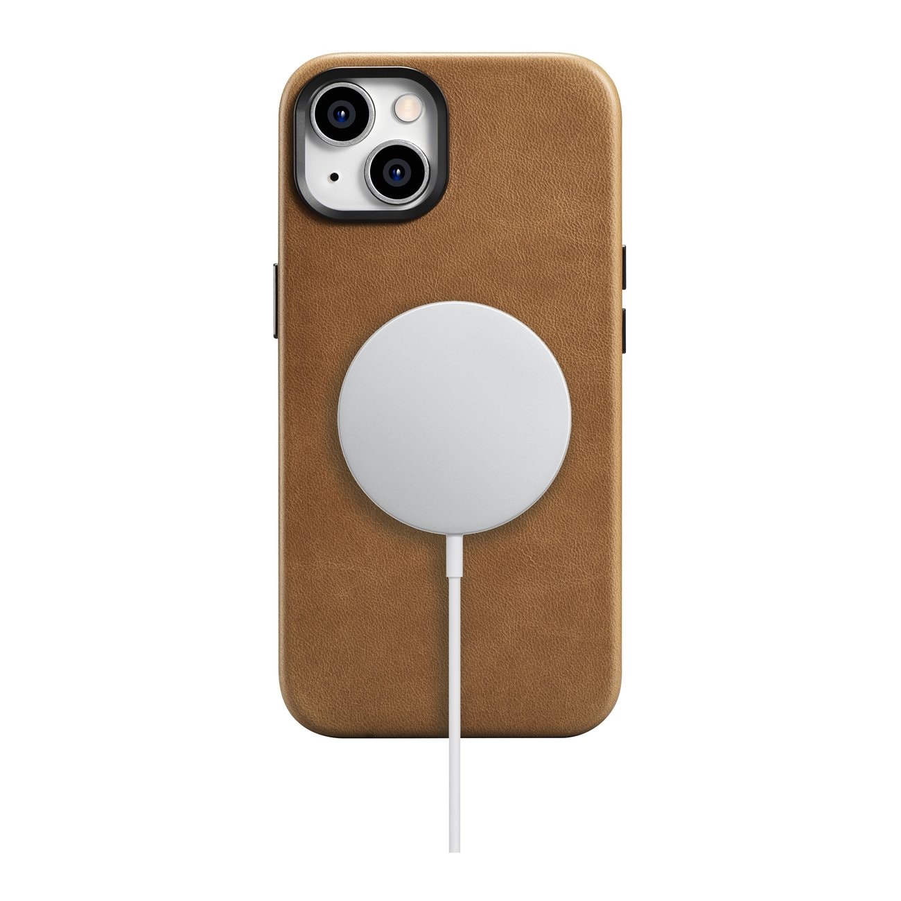 iCarer Premium Öljyvaha Nahkakotelo iPhone 14 Plus Magneettinen MagSafe ruskea (WMI14220703-TN)