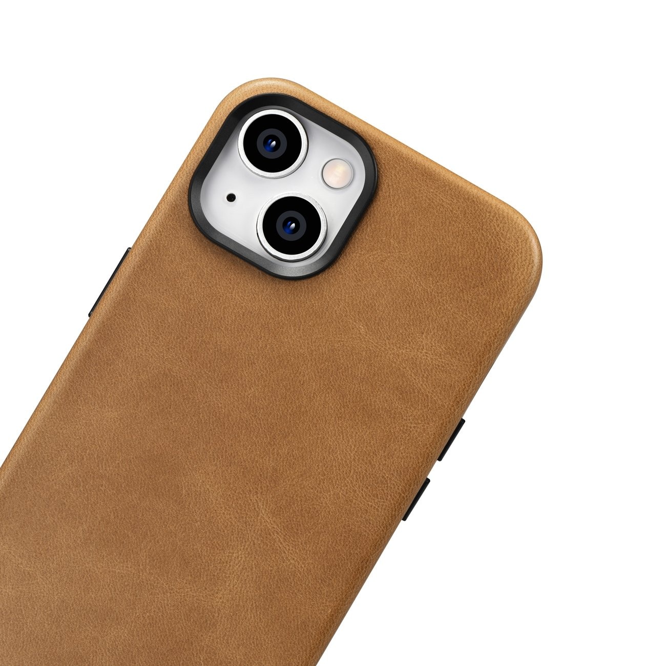 iCarer Premium Öljyvaha Nahkakotelo iPhone 14 Plus Magneettinen MagSafe ruskea (WMI14220703-TN)