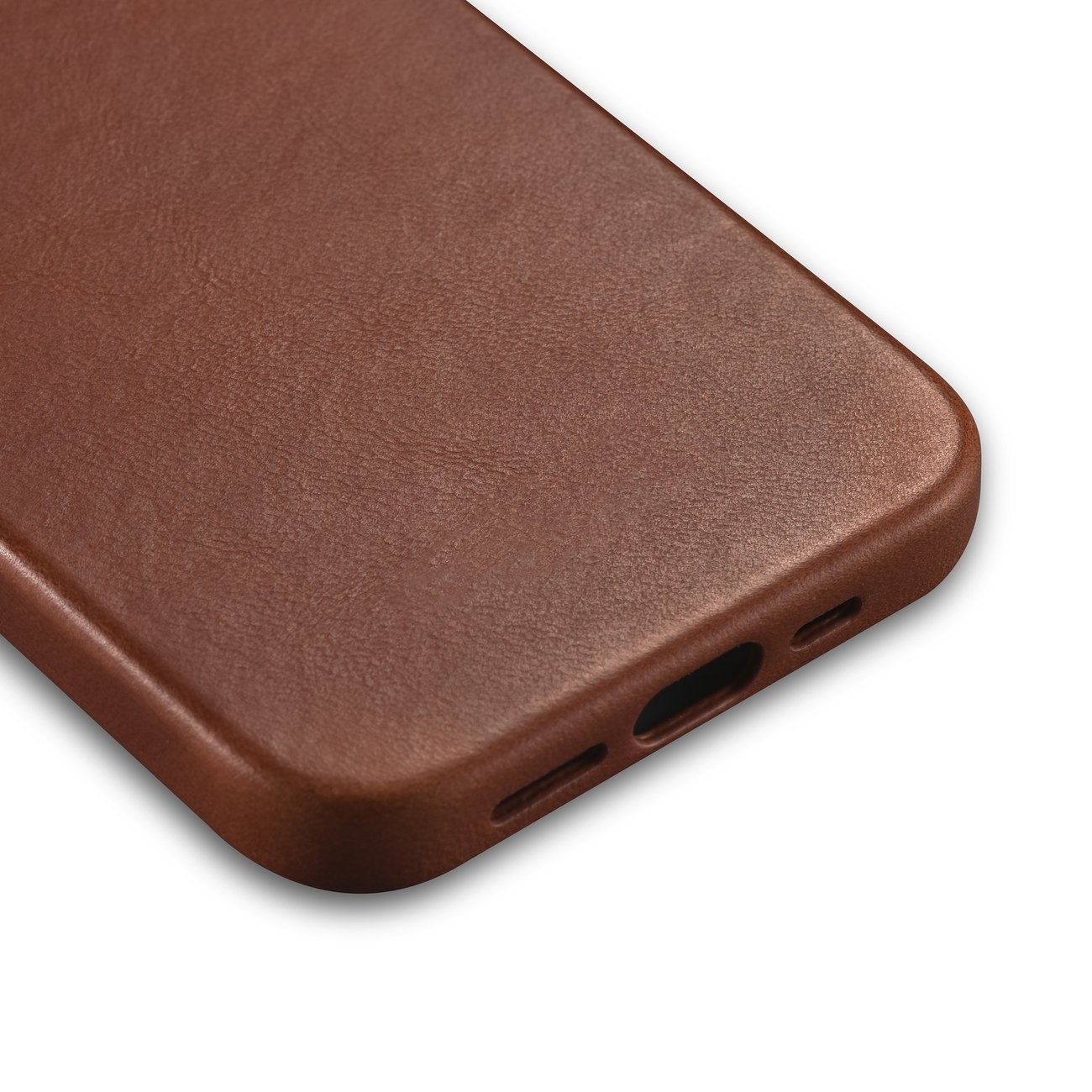 iCarer Premium Nahkakotelo iPhone 14 Plus Magneettinen MagSafe Ruskea (WMI14220703-RB)
