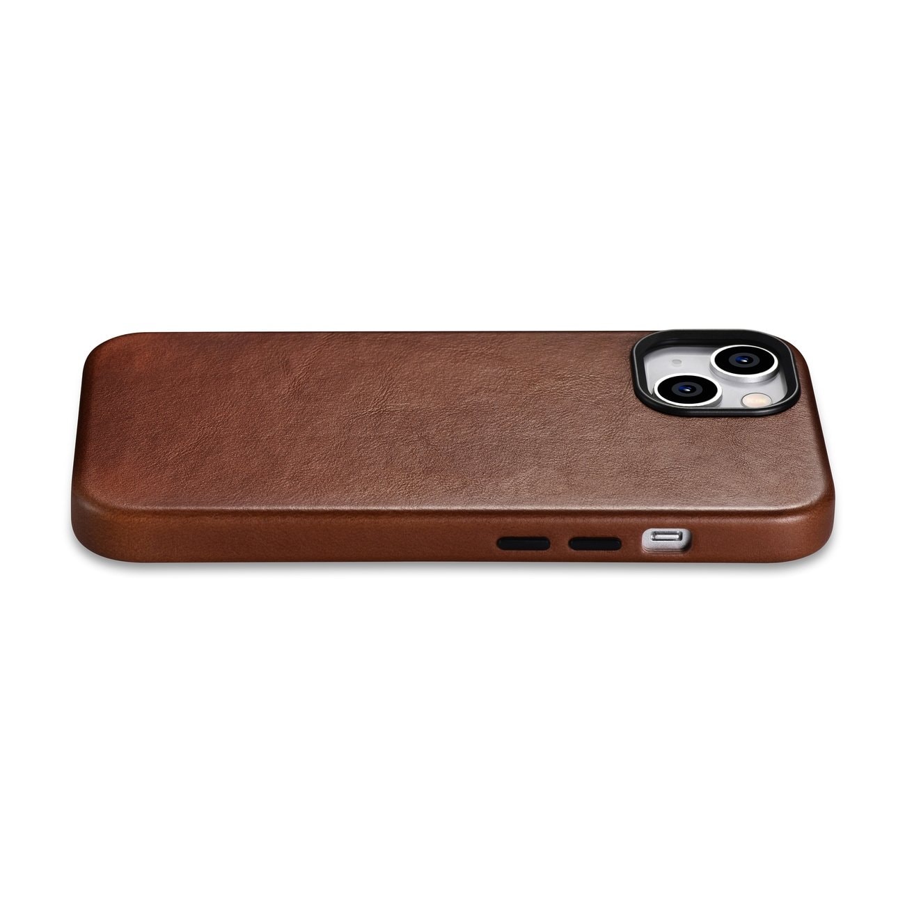 iCarer Premium Nahkakotelo iPhone 14 Plus Magneettinen MagSafe Ruskea (WMI14220703-RB)