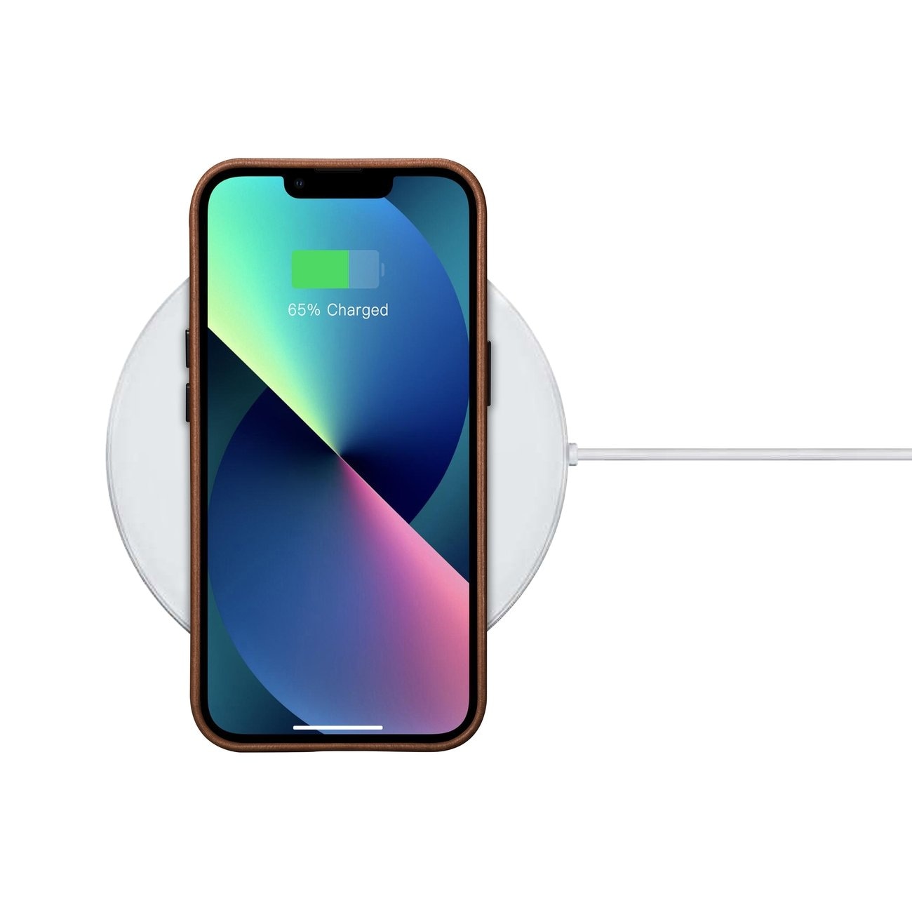 iCarer Premium Nahkakotelo iPhone 14 Plus Magneettinen MagSafe Ruskea (WMI14220703-RB)