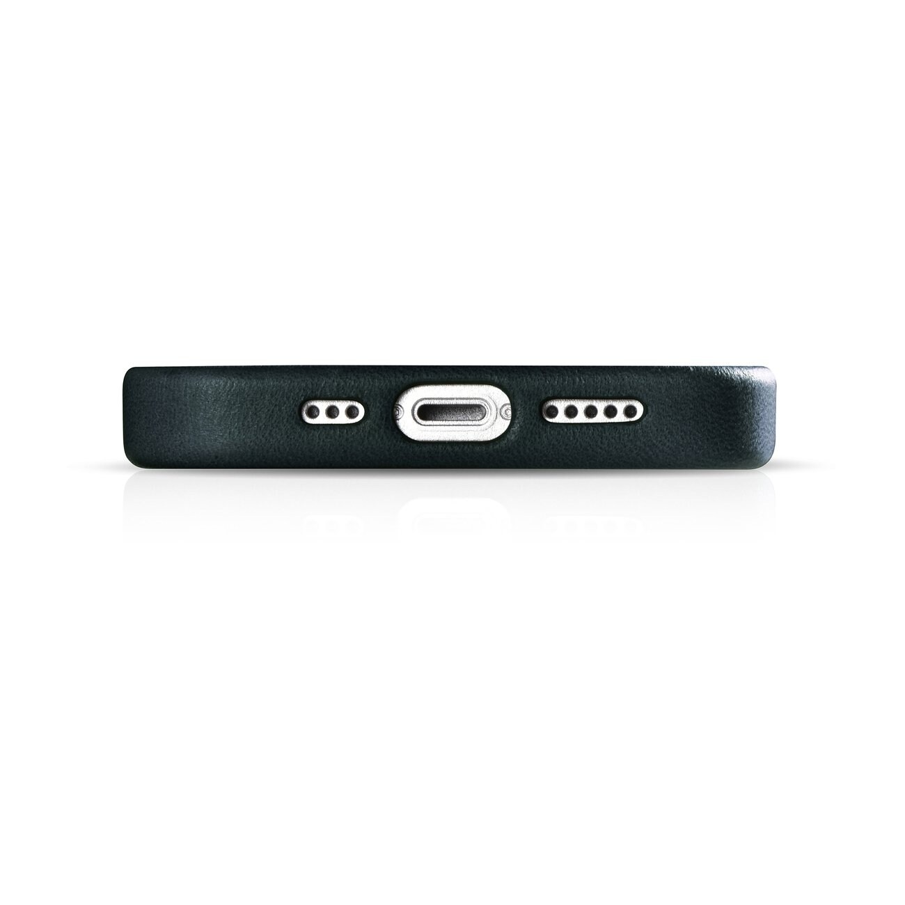 iCarer Premium Öljyvaha Nahkakotelo iPhone 14 Plus Magneettinen MagSafe tummansininen