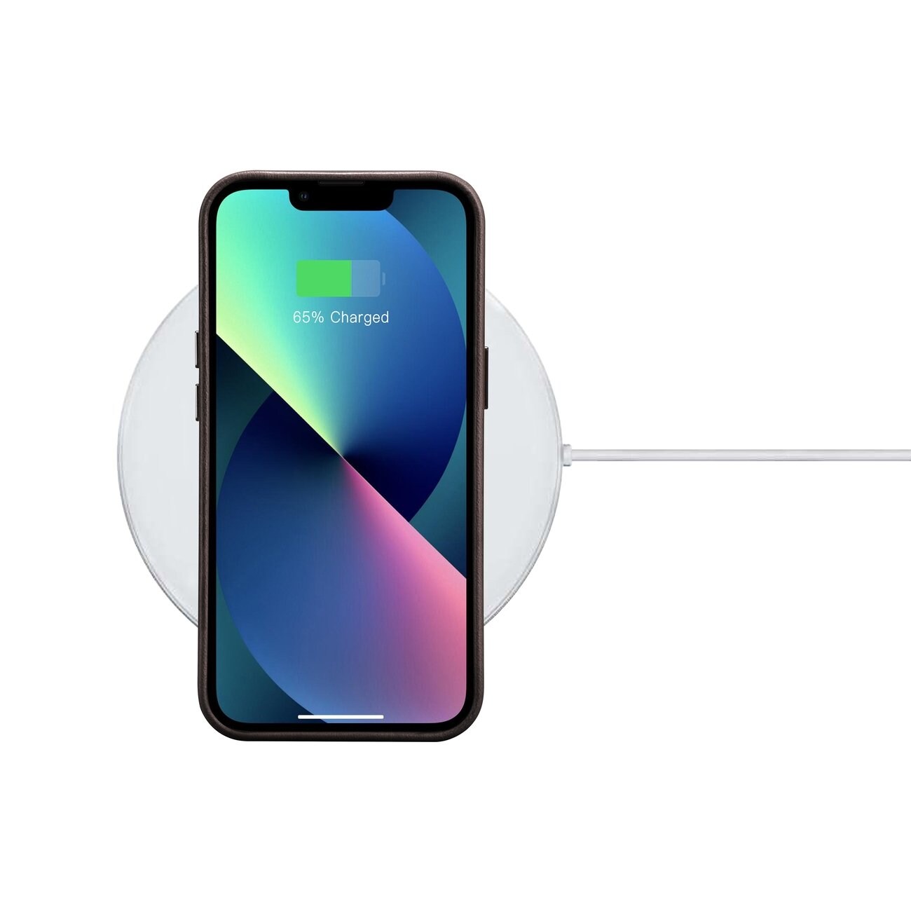 iCarer Premium Öljyvaha Nahkakotelo iPhone 14 Plus Magneettinen MagSafe Ruskea (WMI14220703-BN)