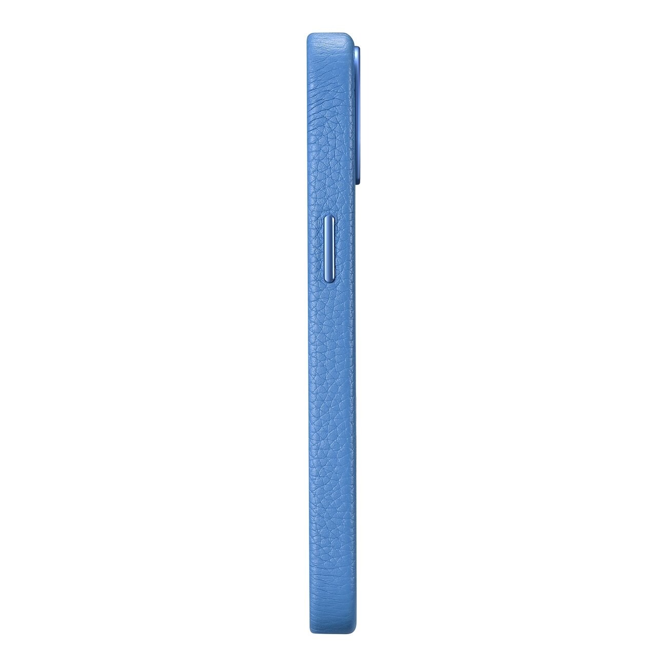 iCarer Litchi Premium Nahkakotelo iPhone 14 Plus Magneettinen MagSafe vaaleansininen