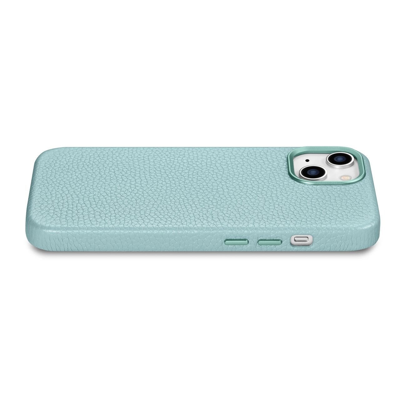 iCarer Litchi Premium Nahkakotelo iPhone 14 Plus Magneettinen MagSafe Vihreä (WMI14220711-GN)