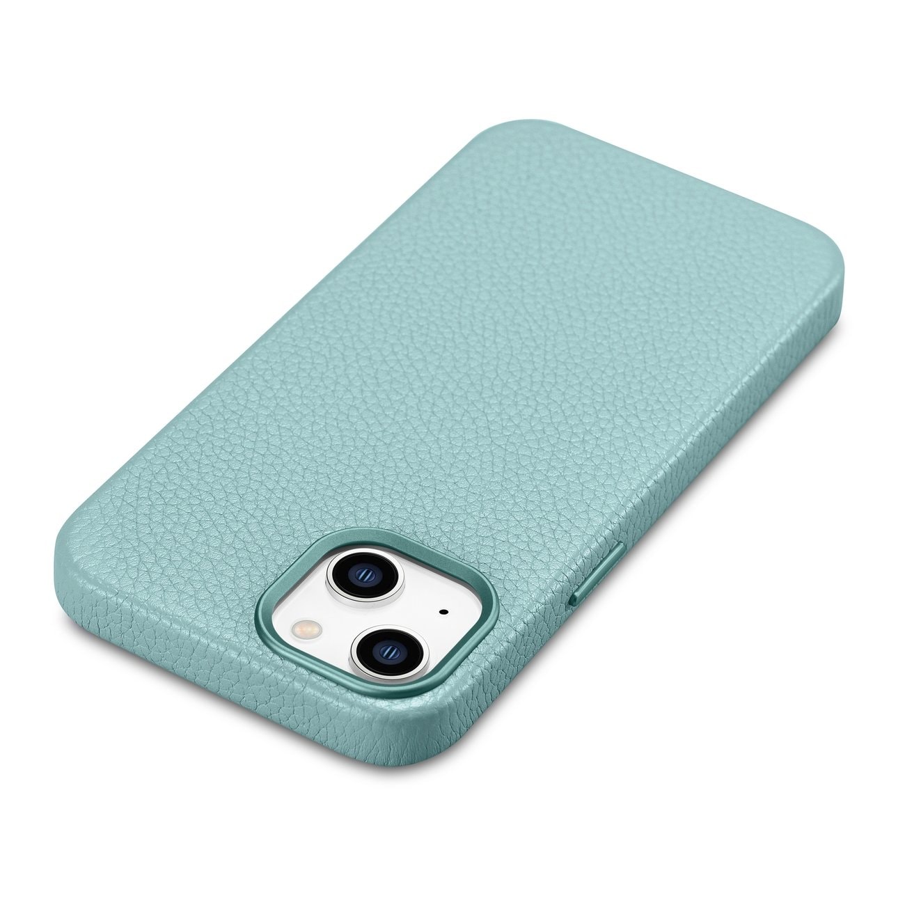 iCarer Litchi Premium Nahkakotelo iPhone 14 Plus Magneettinen MagSafe Vihreä (WMI14220711-GN)