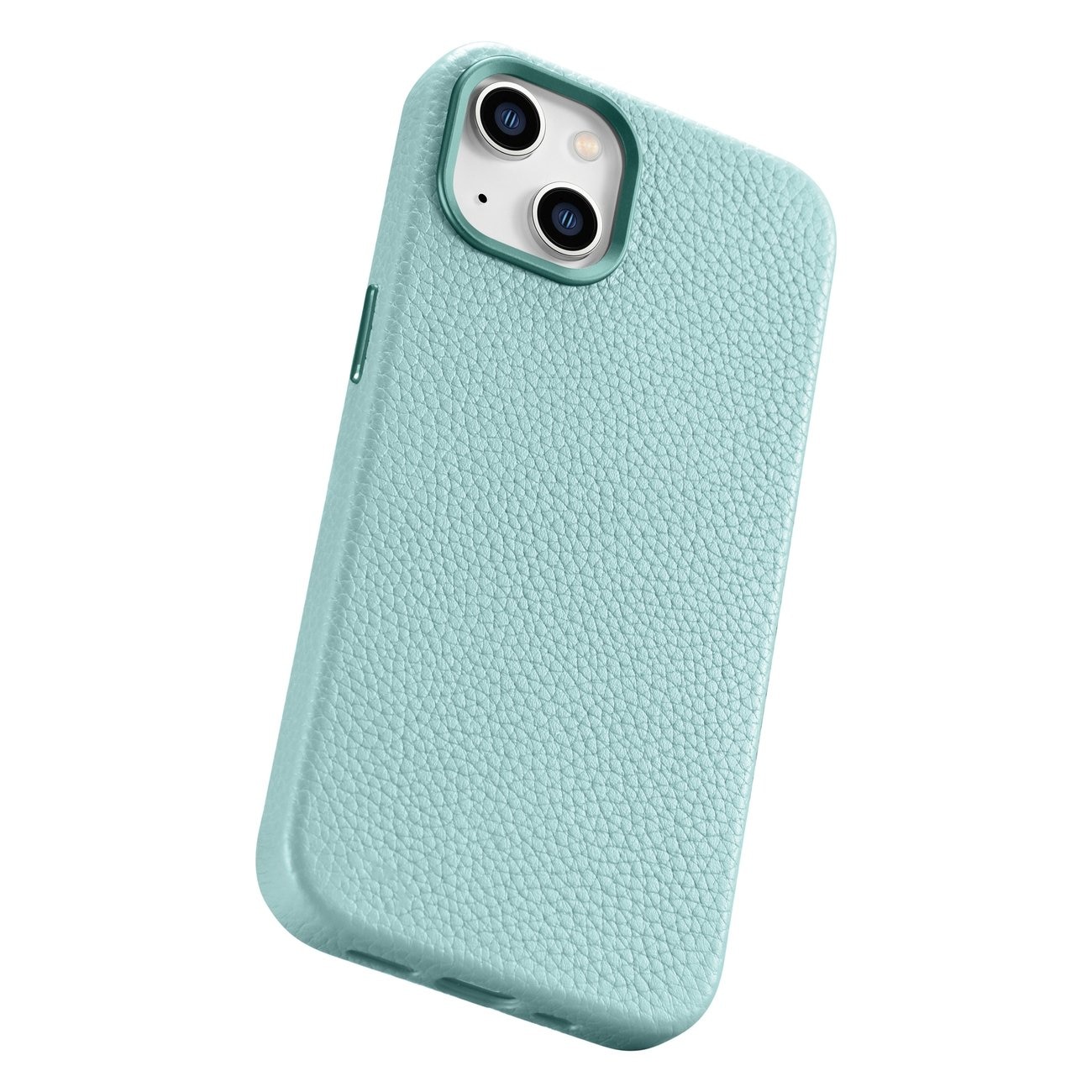 iCarer Litchi Premium Nahkakotelo iPhone 14 Plus Magneettinen MagSafe Vihreä (WMI14220711-GN)