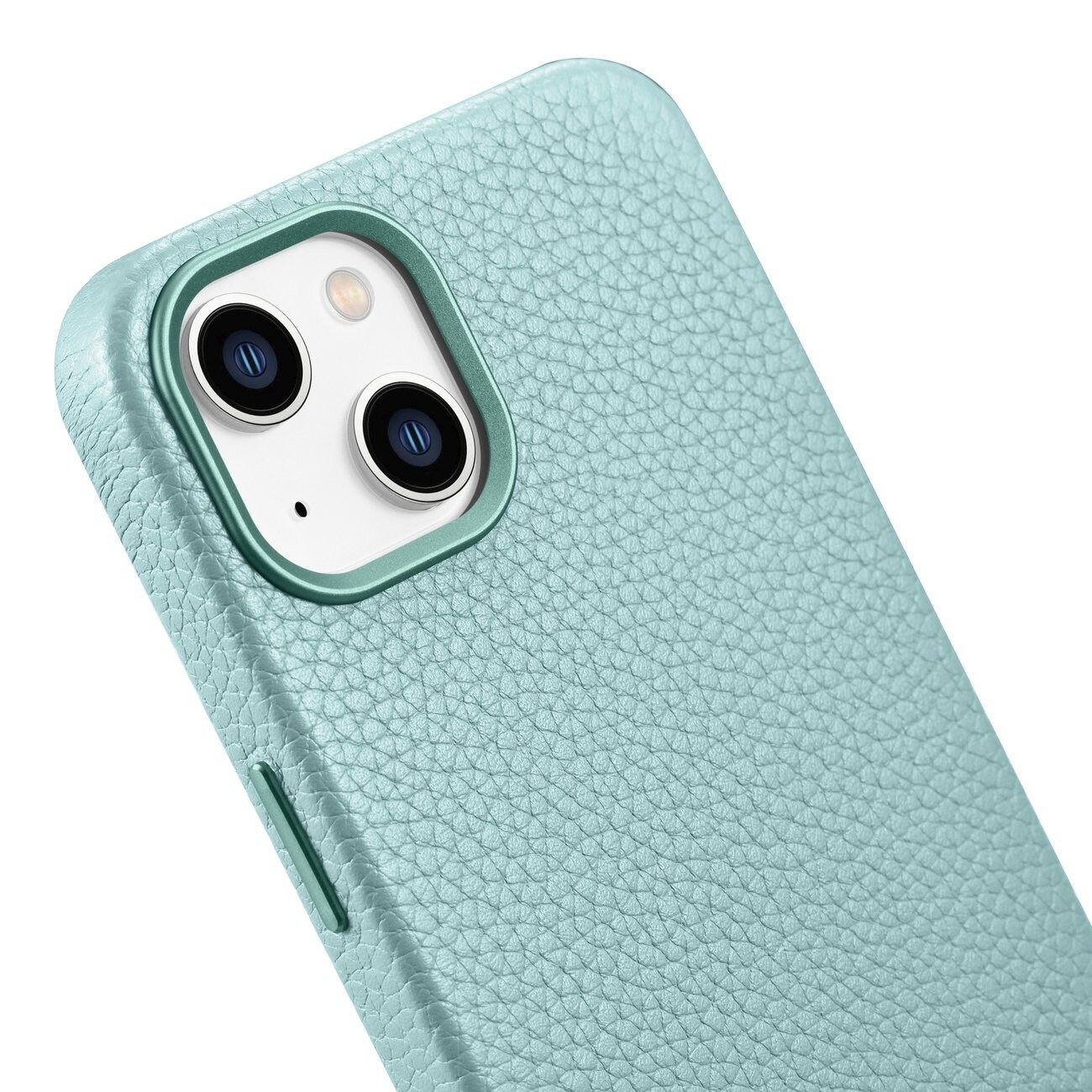 iCarer Litchi Premium Nahkakotelo iPhone 14 Plus Magneettinen MagSafe Vihreä (WMI14220711-GN)