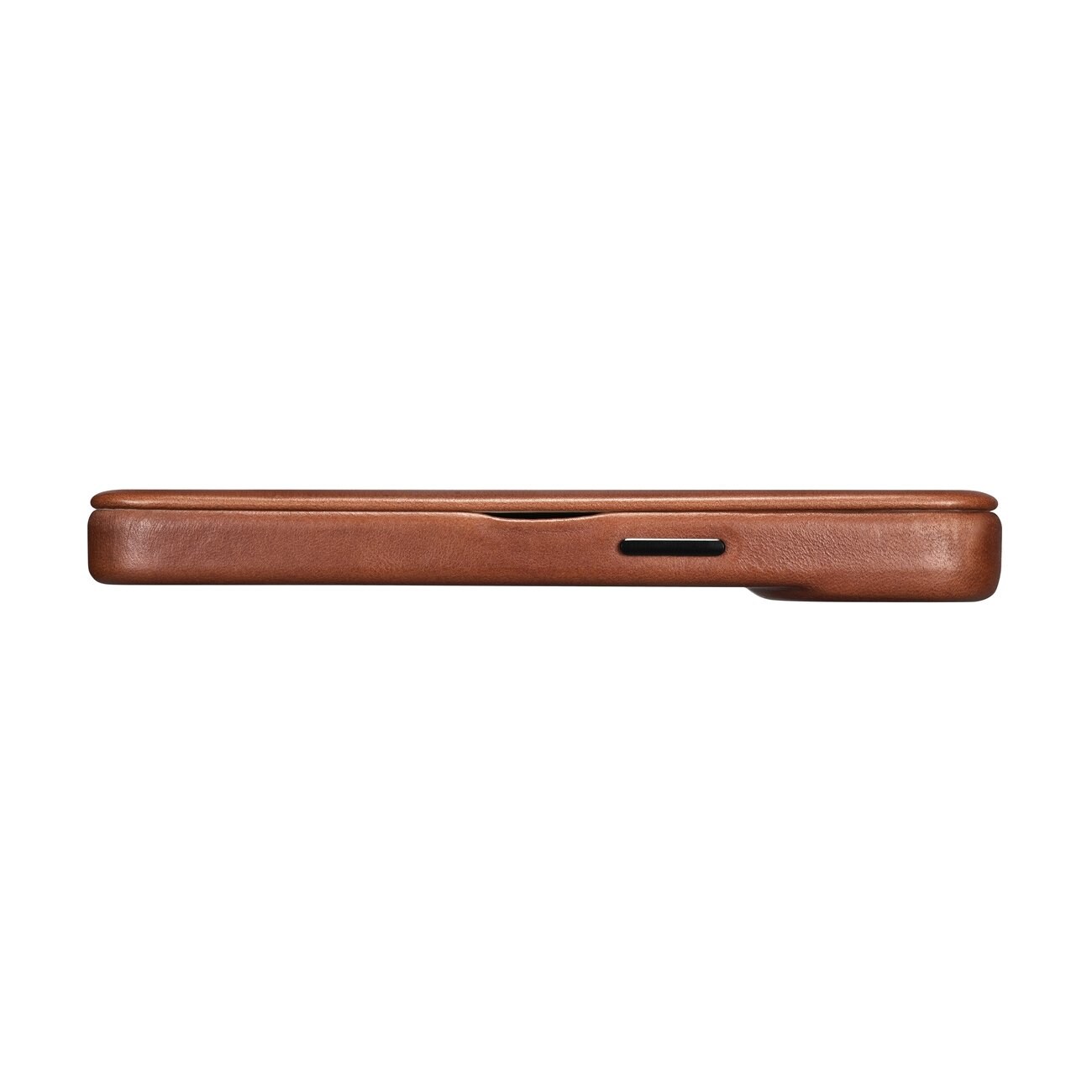 iCarer CE Öljyvaha Premium Nahka Folio Case iPhone 14 Plus magneettisella flipillä MagSafe ruskea