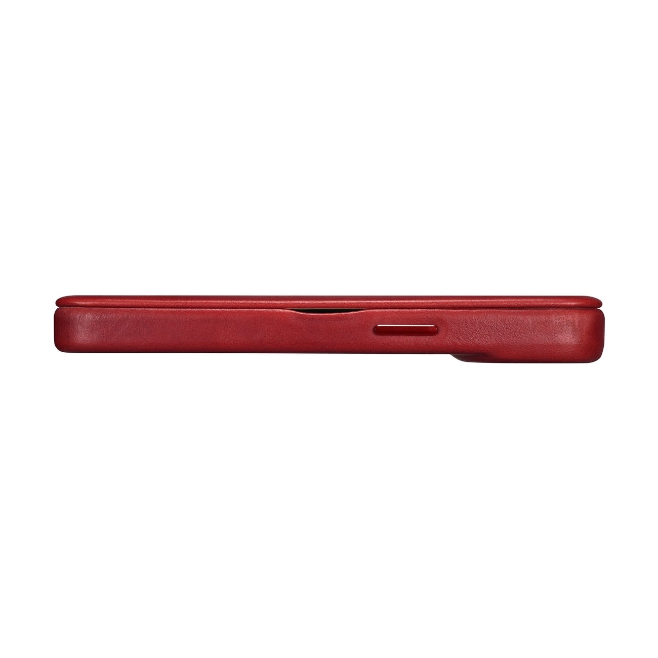 iCarer Premium Nahka Folio Case iPhone 14 Plus Magneettinen Flip MagSafe Punainen (AKI14220707-RD)