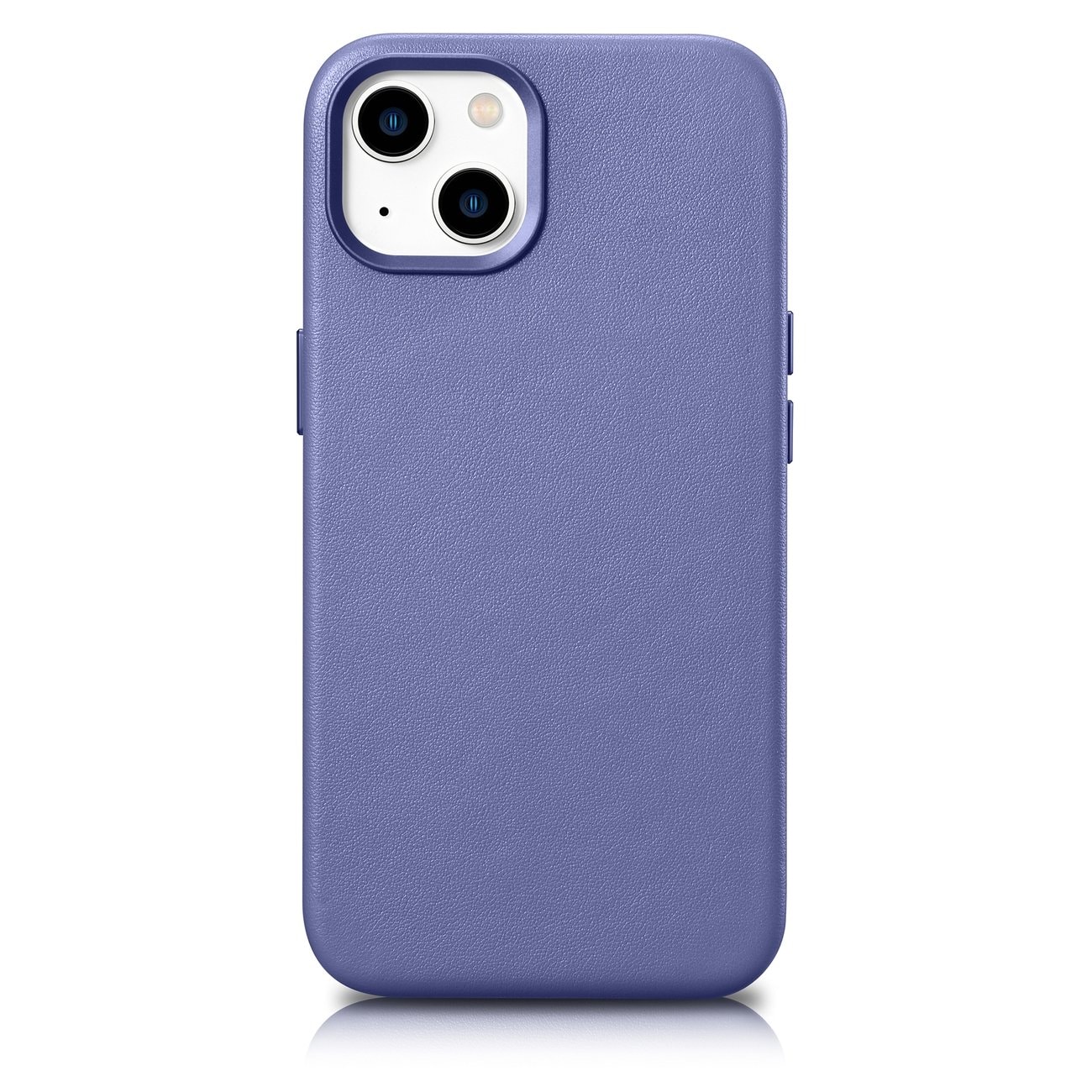 iCarer Kotelo Nahkakotelo Cover for iPhone 14 Light Purple (WMI14220705-LP) (MagSafe yhteensopiva)