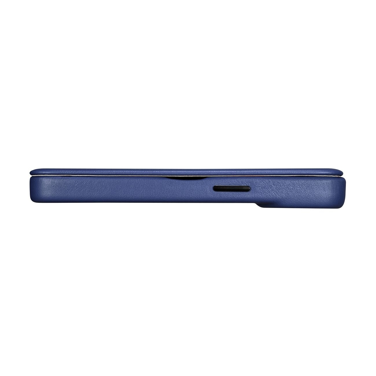 iCarer CE Premium Nahka Folio Case for iPhone 14 Plus, Magneettinen Flip, MagSafe, Blue