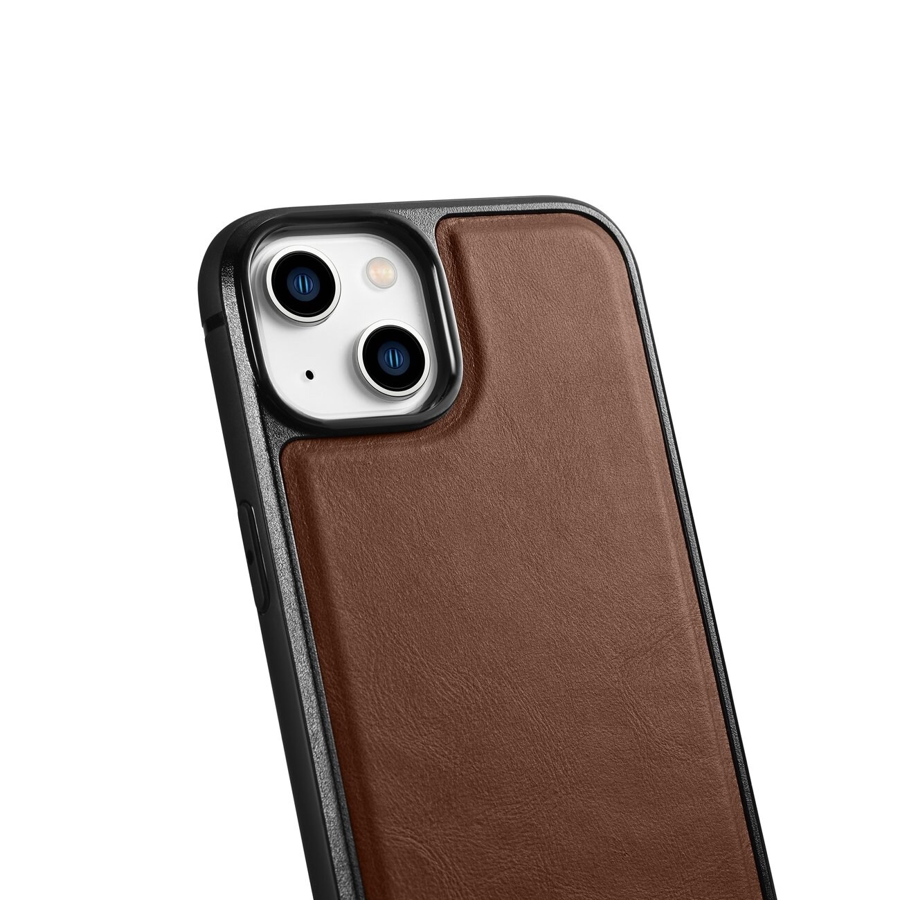 iCarer Nahka Öljyvaha Kotelo iPhone 14 Plus (MagSafe) Ruskea (WMI14220719-BN)