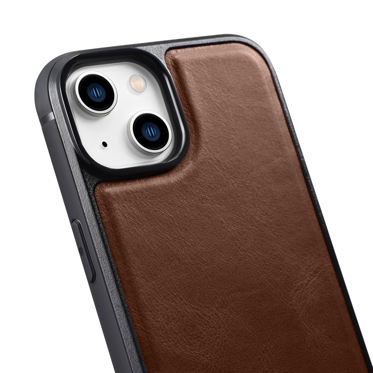 iCarer Nahka Öljyvaha Kotelo iPhone 14 Plus (MagSafe) Ruskea (WMI14220719-BN)