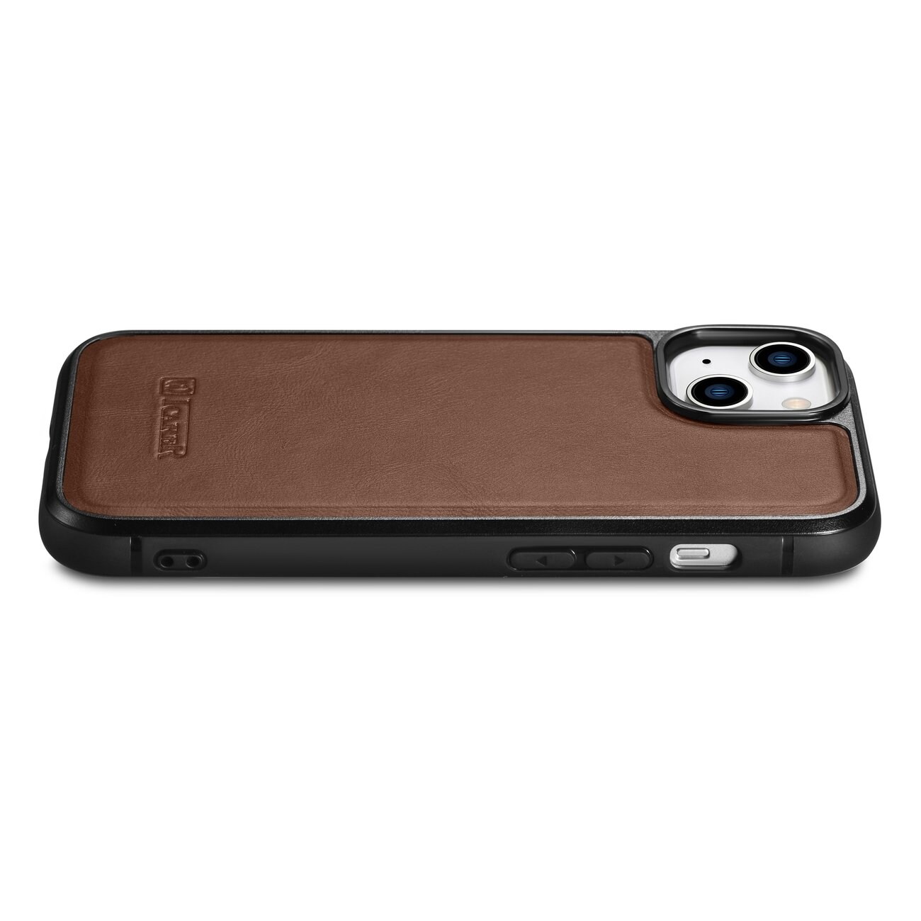 iCarer Nahka Öljyvaha Kotelo iPhone 14 Plus (MagSafe) Ruskea (WMI14220719-BN)