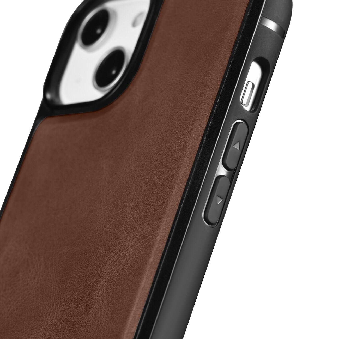 iCarer Nahka Öljyvaha Kotelo iPhone 14 Plus (MagSafe) Ruskea (WMI14220719-BN)