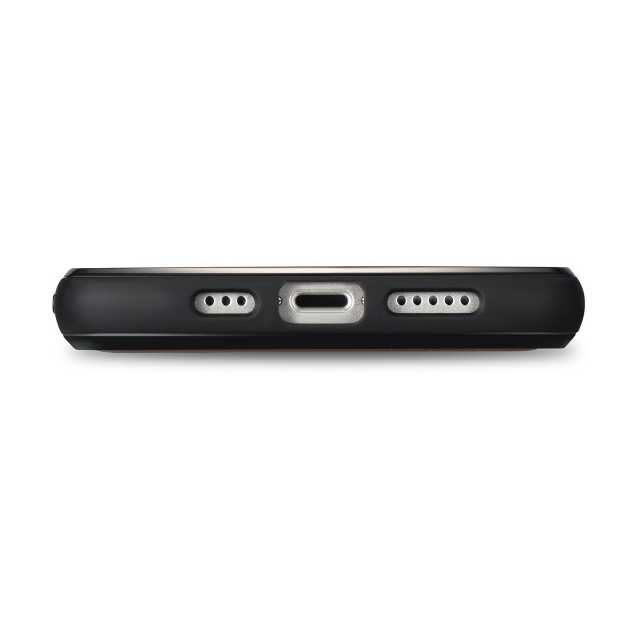 iCarer Nahka Öljyvaha kotelo päällystetty luonnon nahkaa iPhone 14 Plus sininen (WMI14220719-BU)