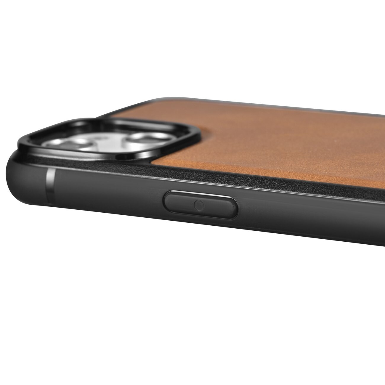 iCarer Nahka Öljyvaha kotelo päällystetty luonnon nahkaa iPhone 14 Plus ruskea (WMI14220719-TN)