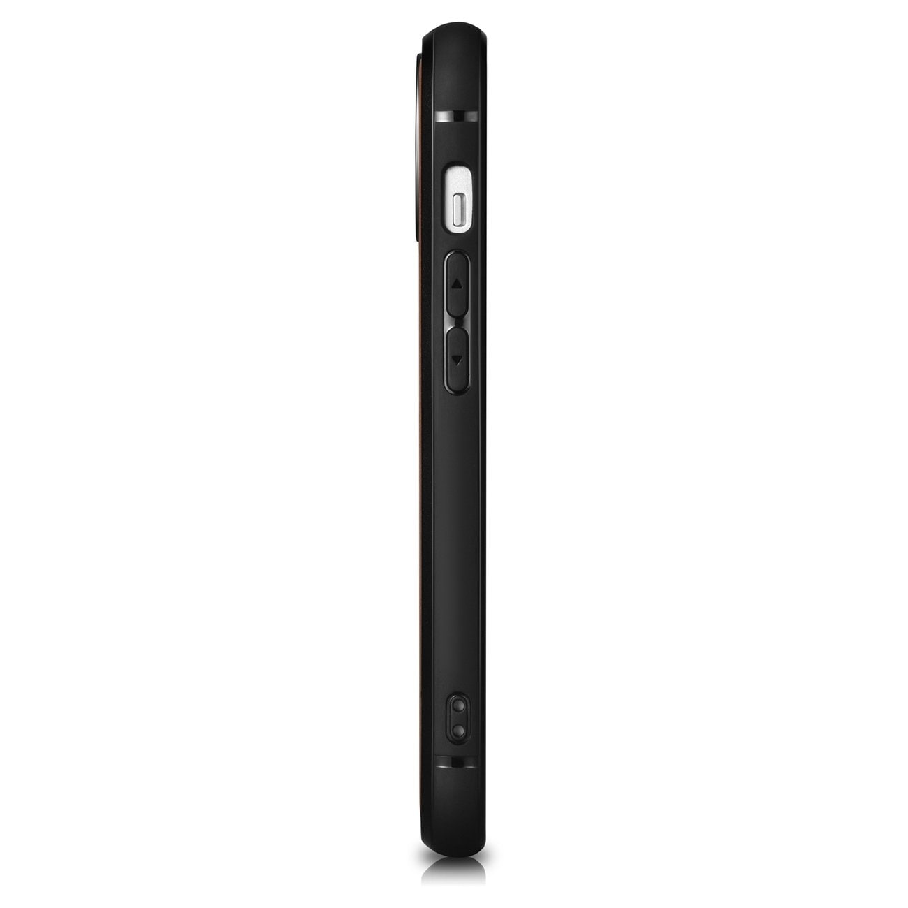 iCarer Nahka Öljyvaha kotelo päällystetty luonnon nahkaa iPhone 14 Plus ruskea (WMI14220719-TN)