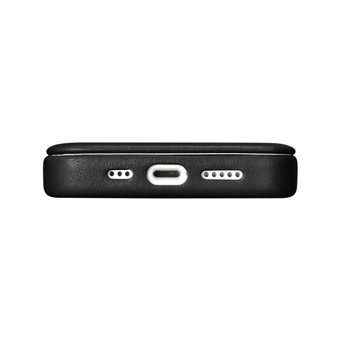 iCarer CE Premium Nahka Folio Case iPhone 14 Plus Magneettinen Flip MagSafe musta (WMI14220715-BK)