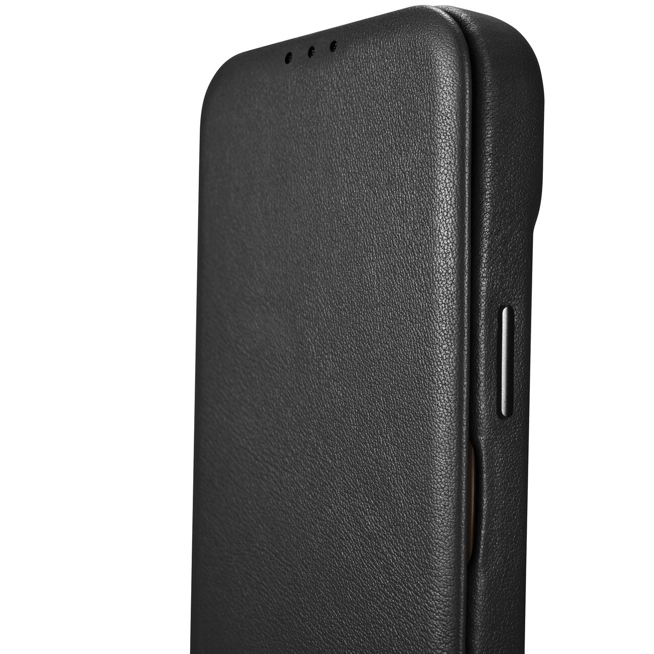 iCarer CE Premium Nahka Folio Case iPhone 14 Plus Magneettinen Flip MagSafe musta (WMI14220715-BK)