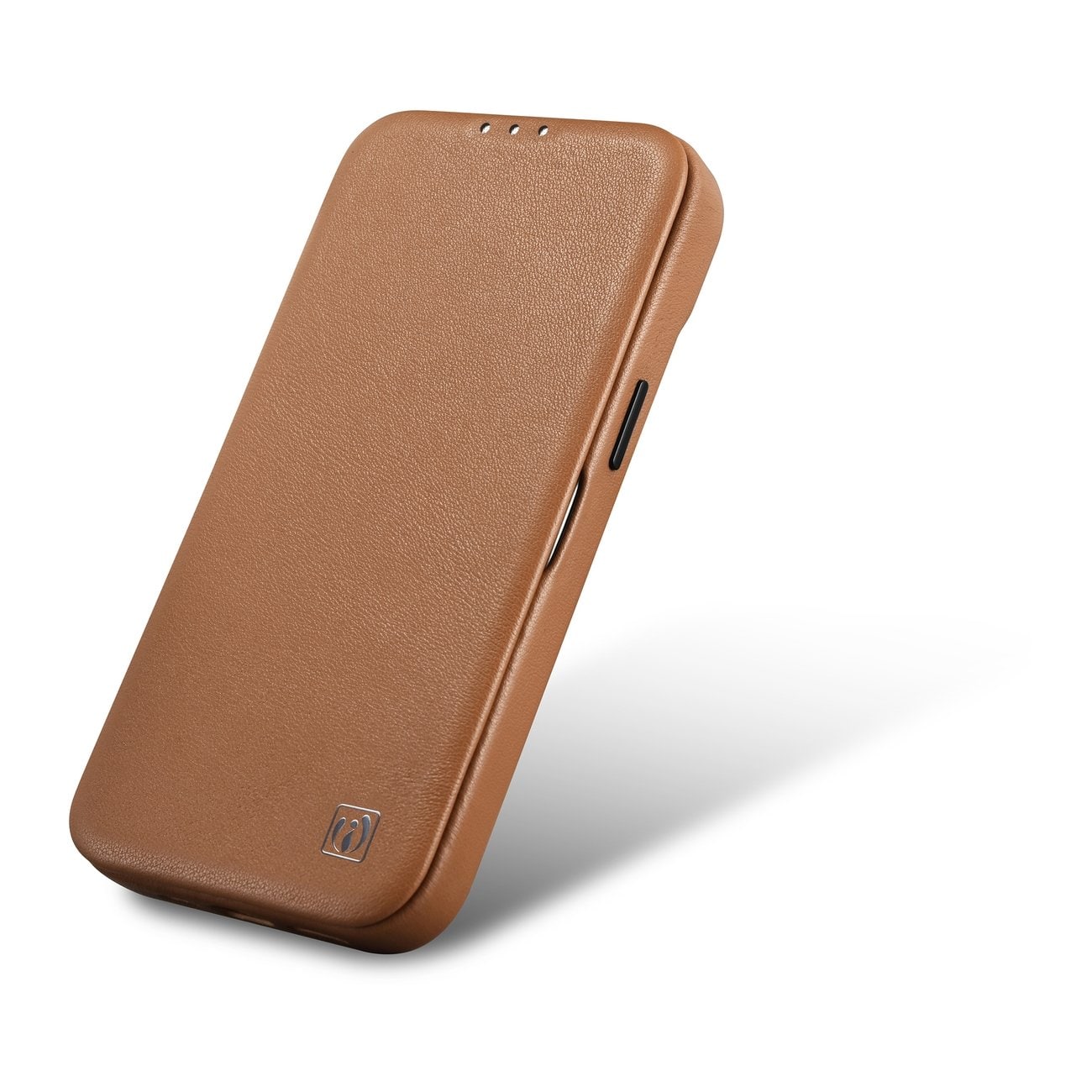 iCarer CE Premium Leather Folio Case iPhone 14 Plus MagSafe Magnetic Flip Brown (WMI14220715-BN)