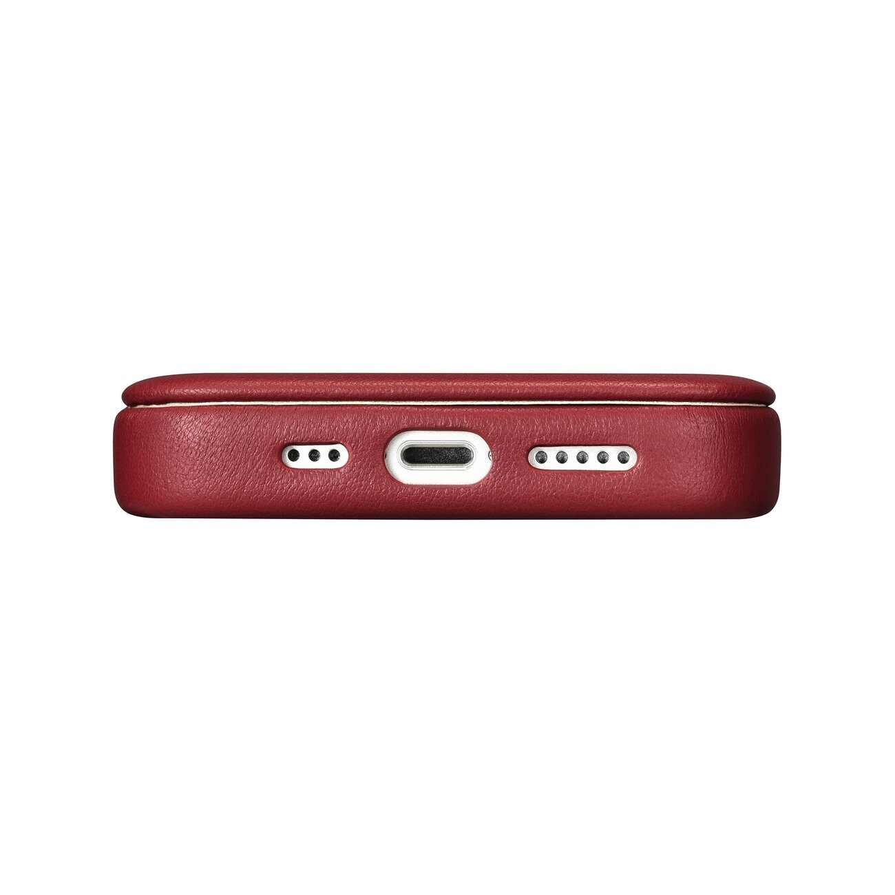 iCarer CE Premium Nahka Folio Case iPhone 14 Plus Magneettinen MagSafe Punainen (WMI14220715-RD)