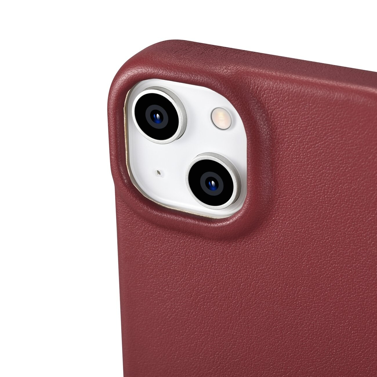 iCarer CE Premium Nahka Folio Case iPhone 14 Plus Magneettinen MagSafe Punainen (WMI14220715-RD)