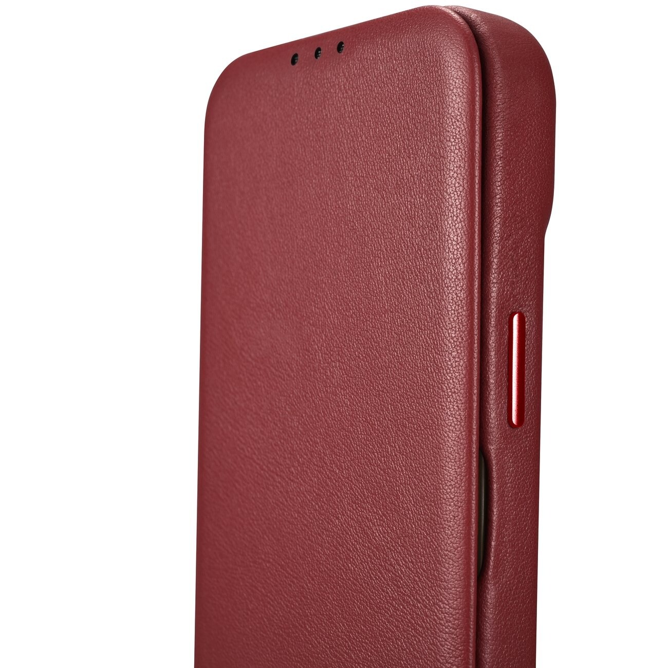 iCarer CE Premium Nahka Folio Case iPhone 14 Plus Magneettinen MagSafe Punainen (WMI14220715-RD)