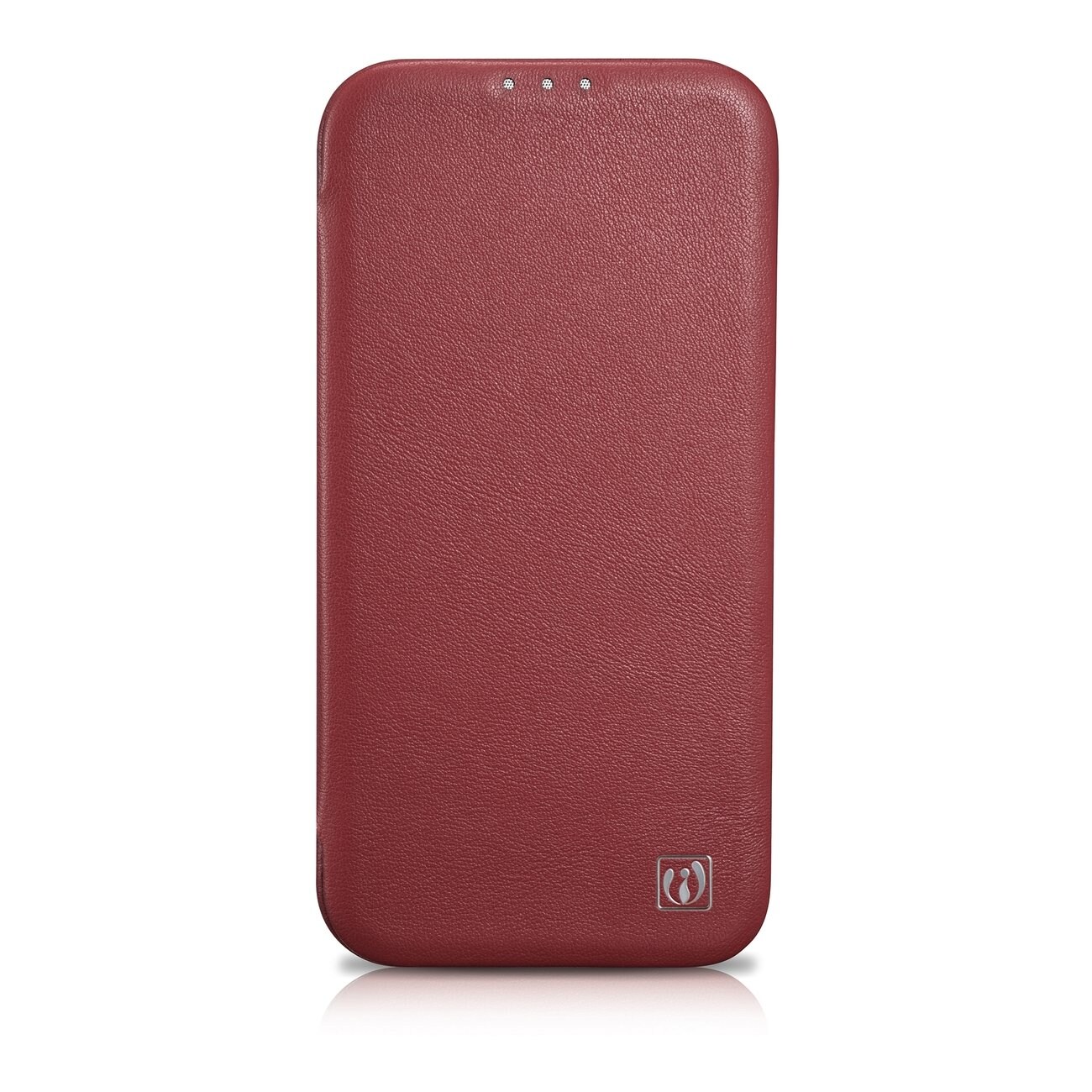 iCarer CE Premium Nahka Folio Case iPhone 14 Plus Magneettinen MagSafe Punainen (WMI14220715-RD)