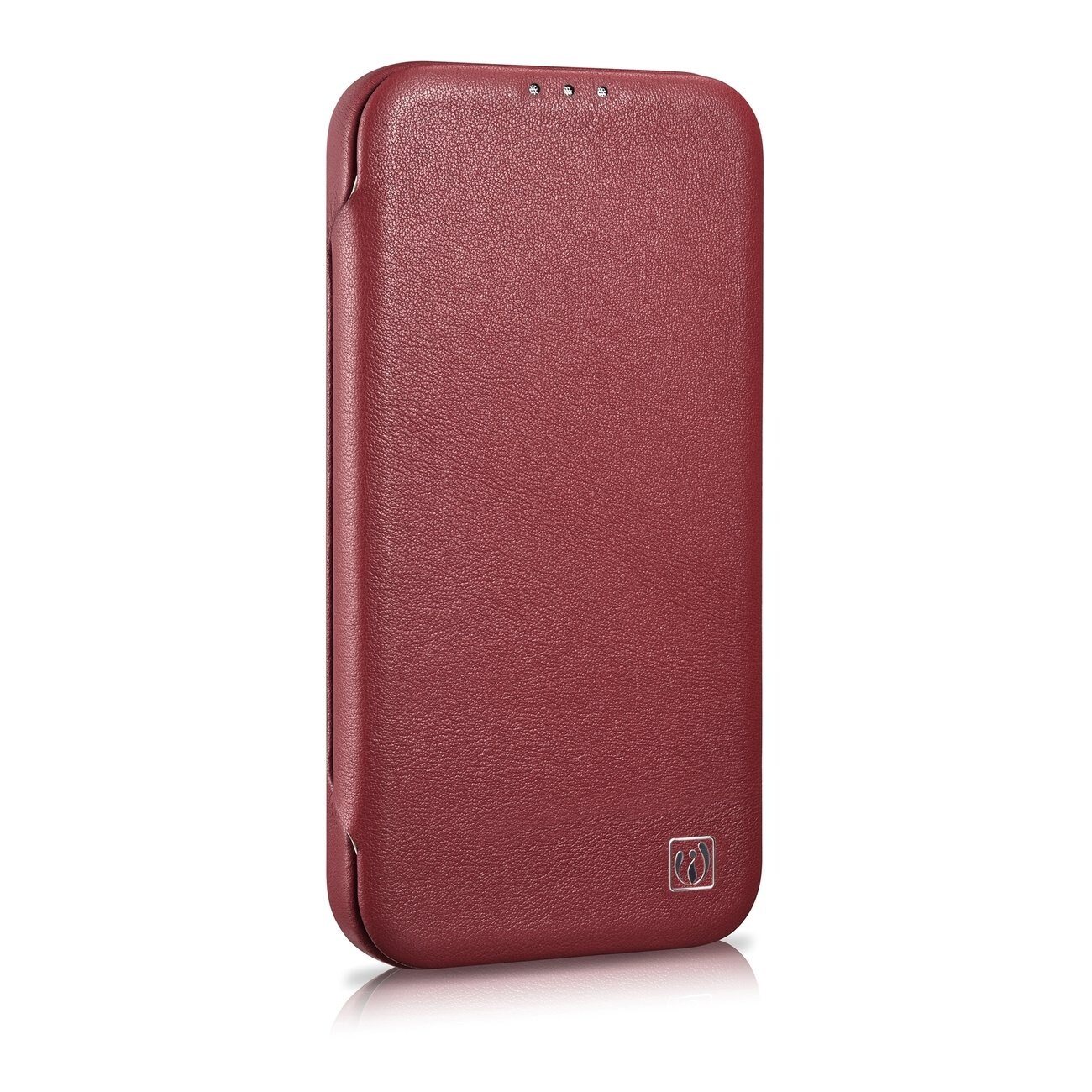 iCarer CE Premium Nahka Folio Case iPhone 14 Plus Magneettinen MagSafe Punainen (WMI14220715-RD)