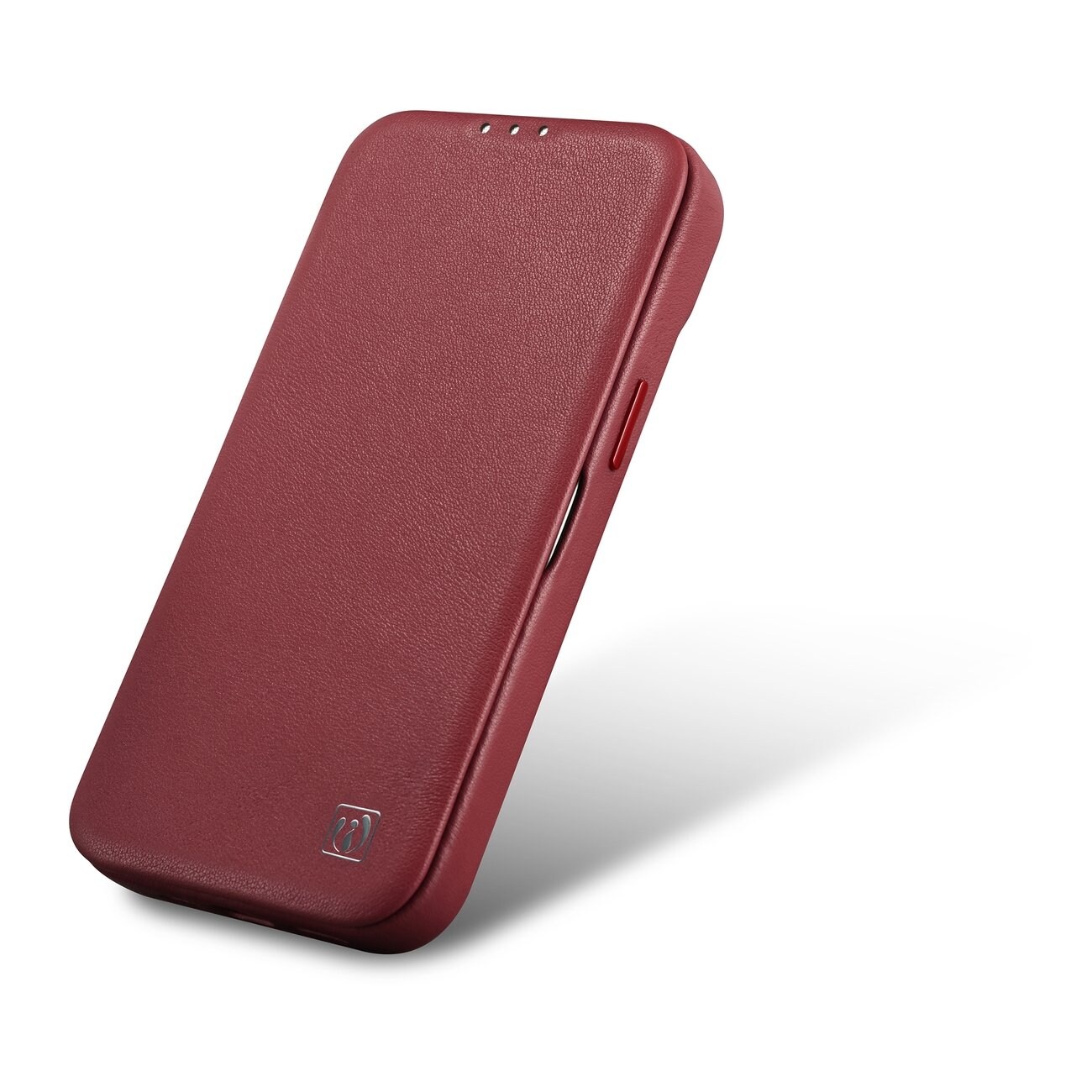 iCarer CE Premium Nahka Folio Case iPhone 14 Plus Magneettinen MagSafe Punainen (WMI14220715-RD)
