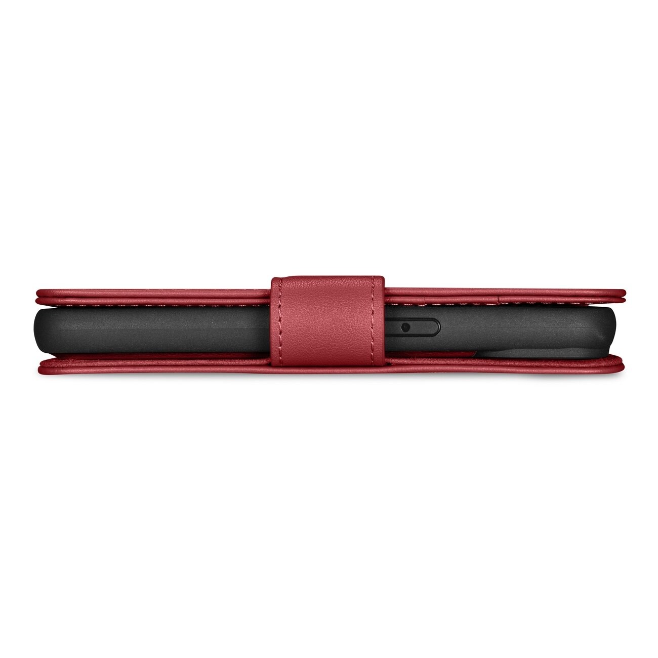 iCarer Lompakko Case 2in1 Cover iPhone 14 Plus Anti-RFID Nahka Flip Cover Punainen (WMI14220727-RD)