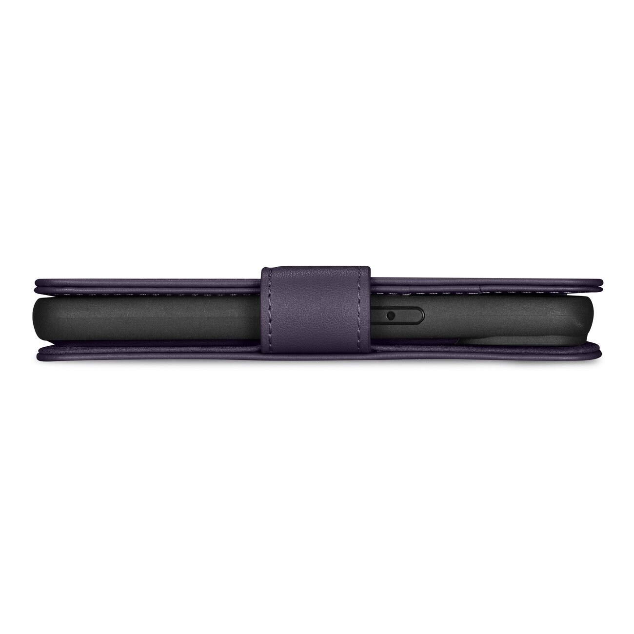 iCarer 2in1 Lompakko Case iPhone 14 Plus Anti-RFID Tumman violetti Flip Cover (WMI14220727-DP)